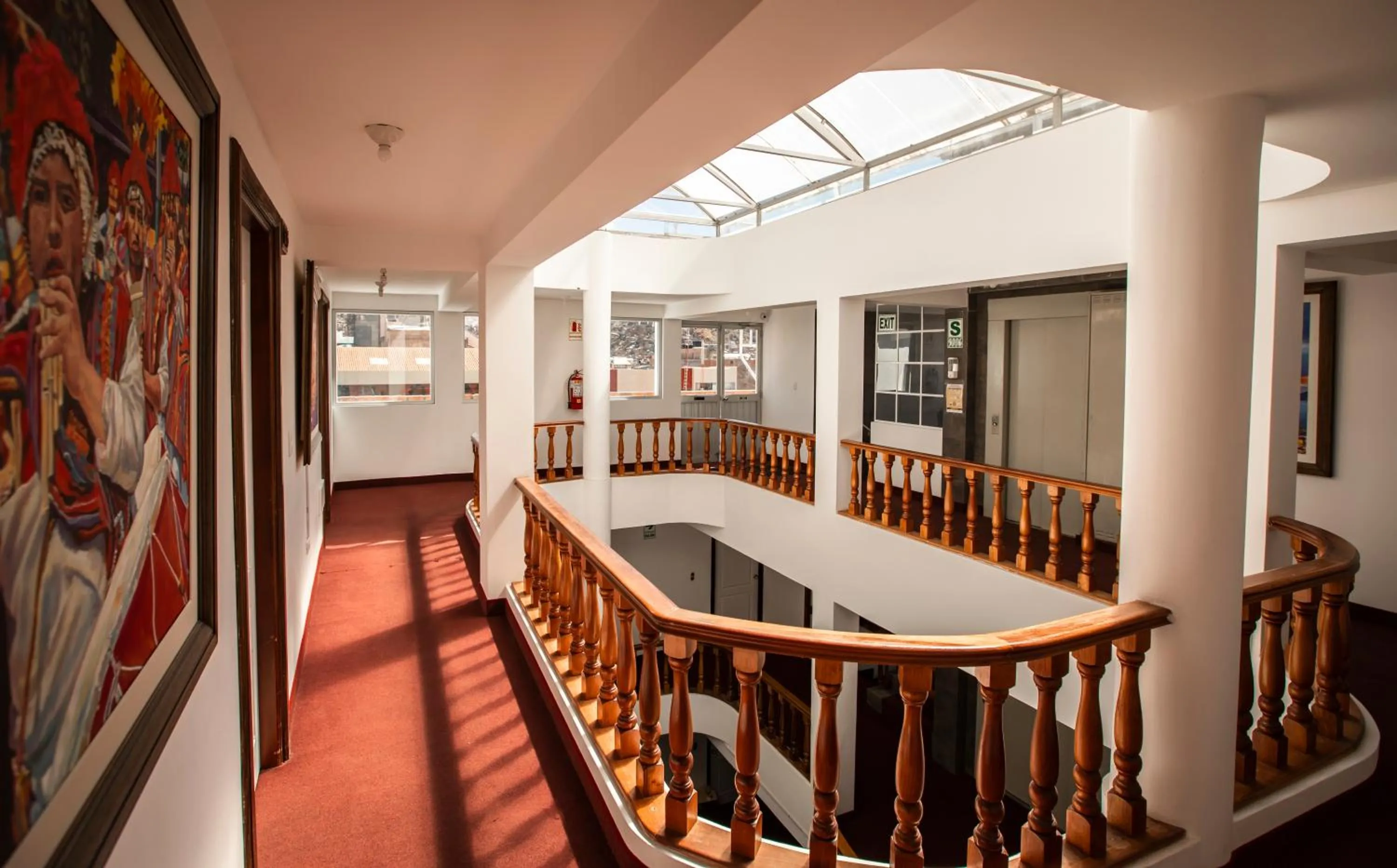 Property building in Hotel Hacienda Plaza de Armas