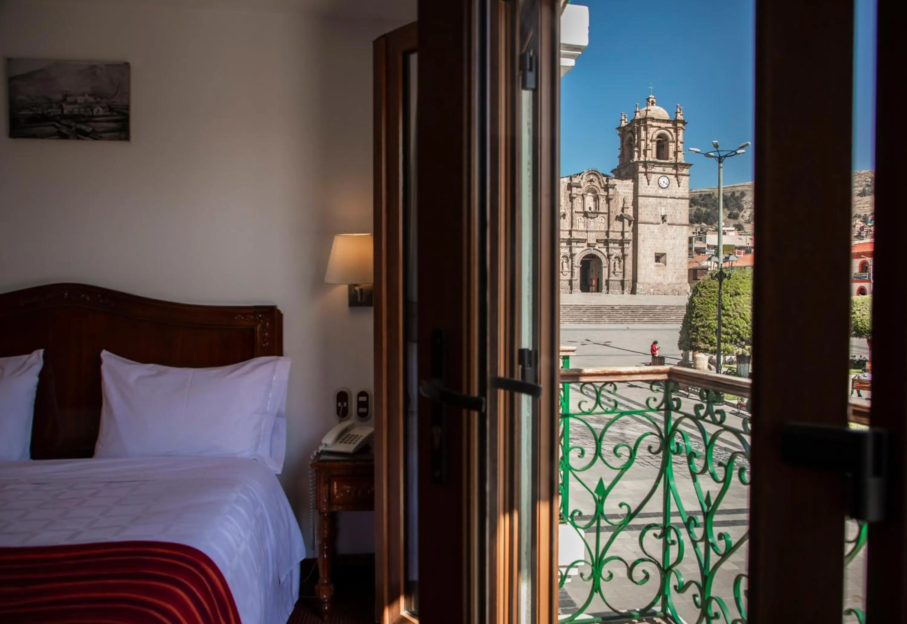 Off site, Bed in Hotel Hacienda Plaza de Armas