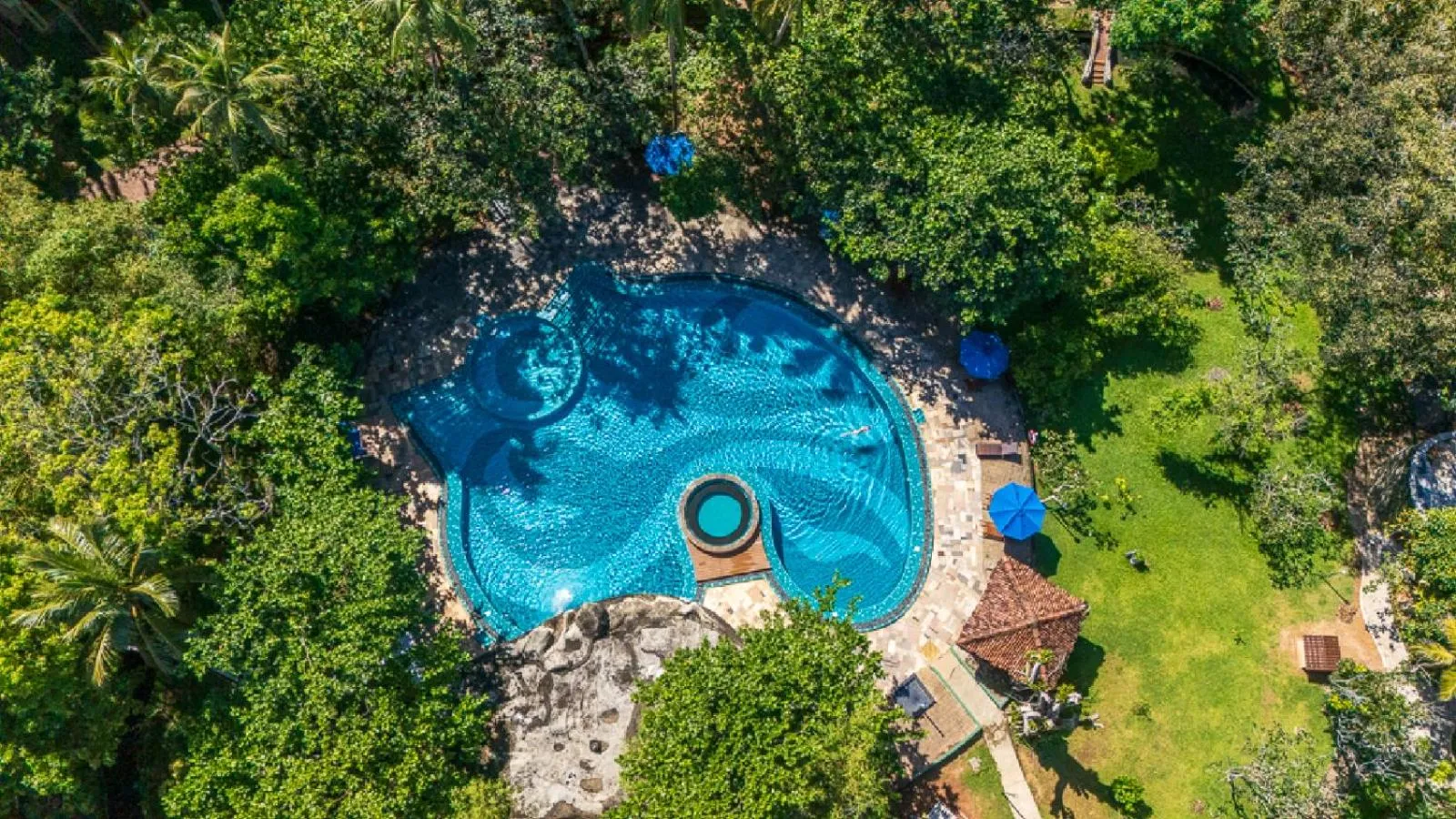 Pool view in Siddhalepa Ayurveda Resort - All Meals, Ayurveda Treatment and Yoga