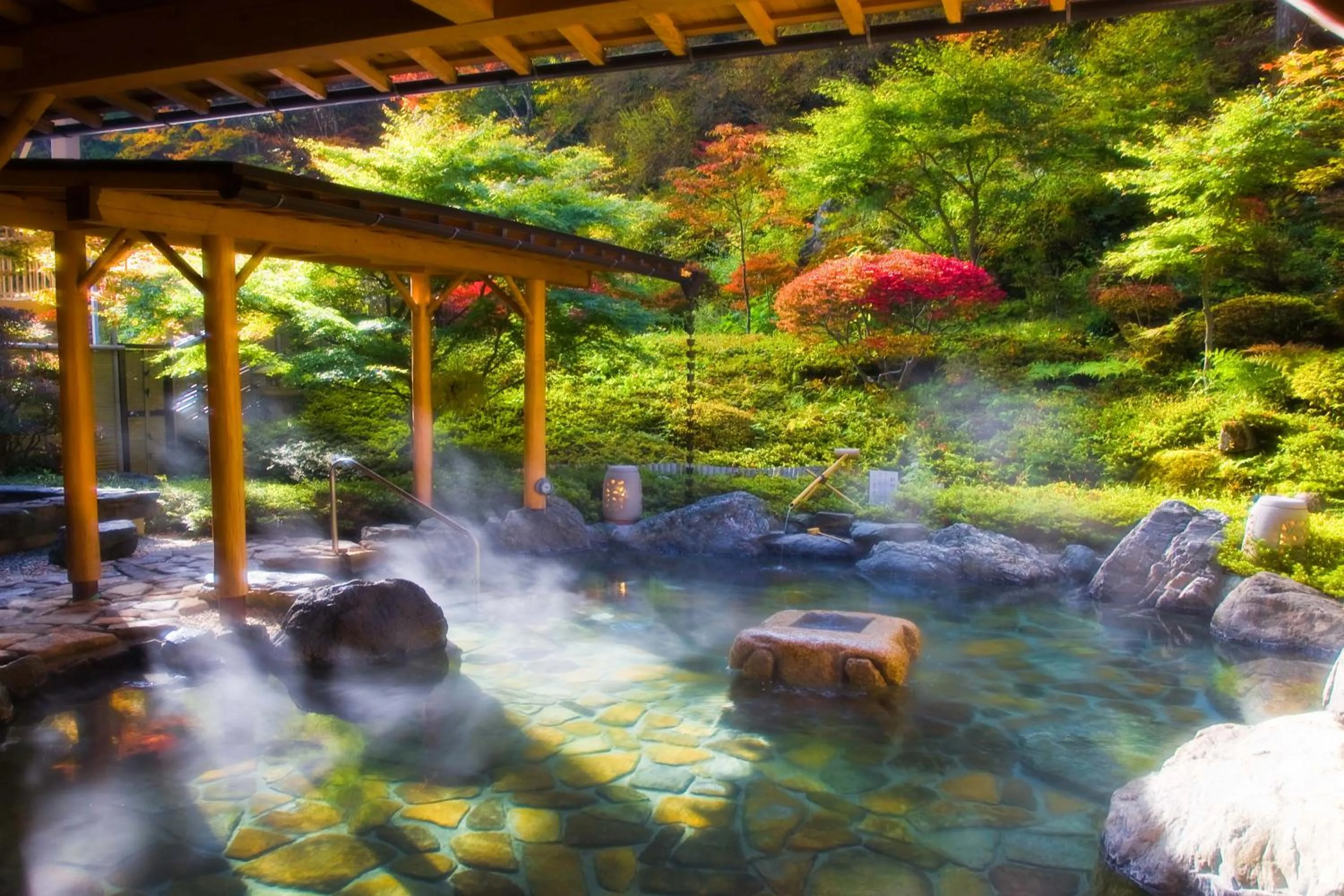 Hot Spring Bath in Futari Shizuka