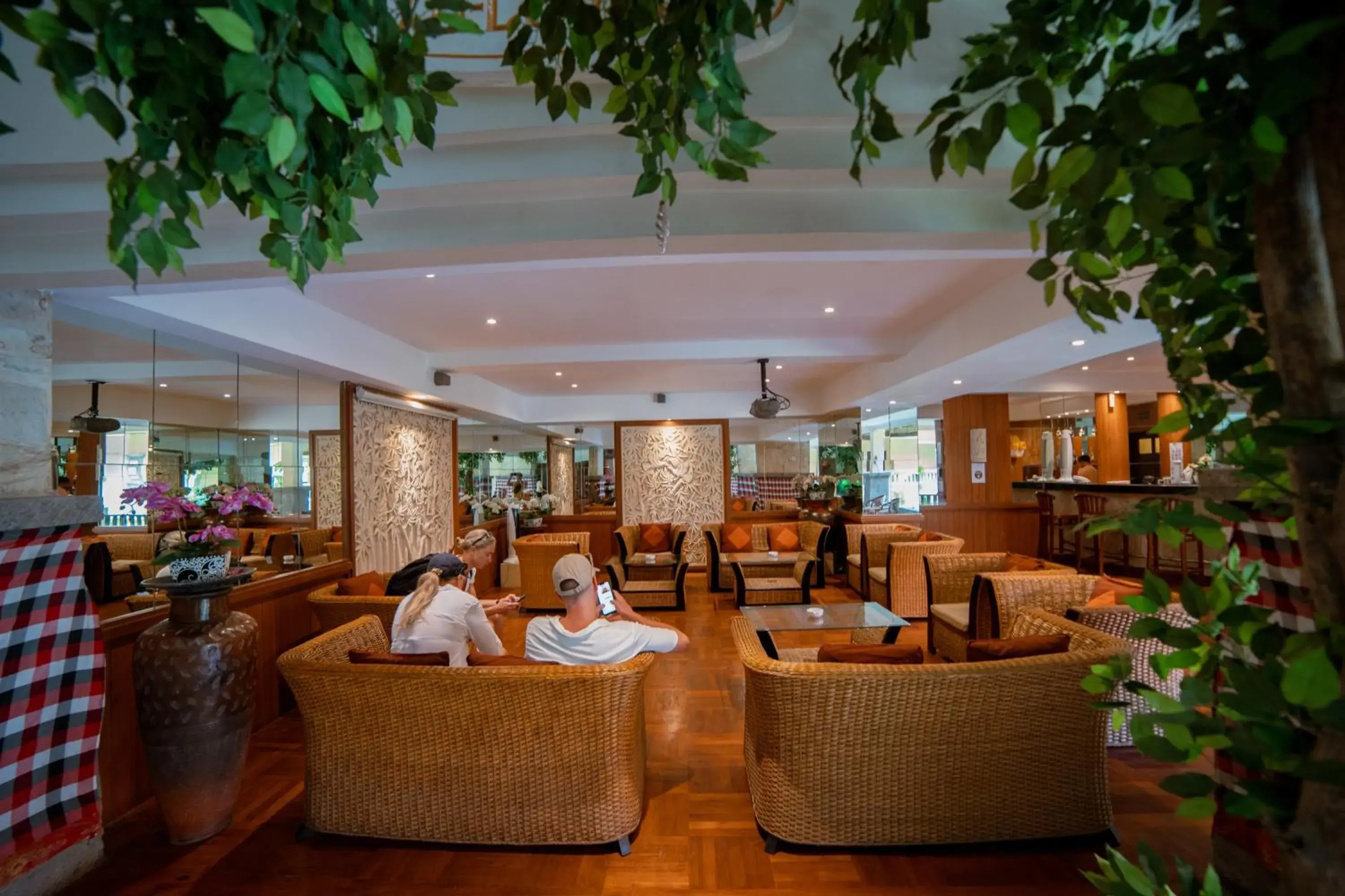 Lounge or bar in Pelangi Bali Hotel & Spa Lounge or bar in Pelangi Bali Hotel & Spa