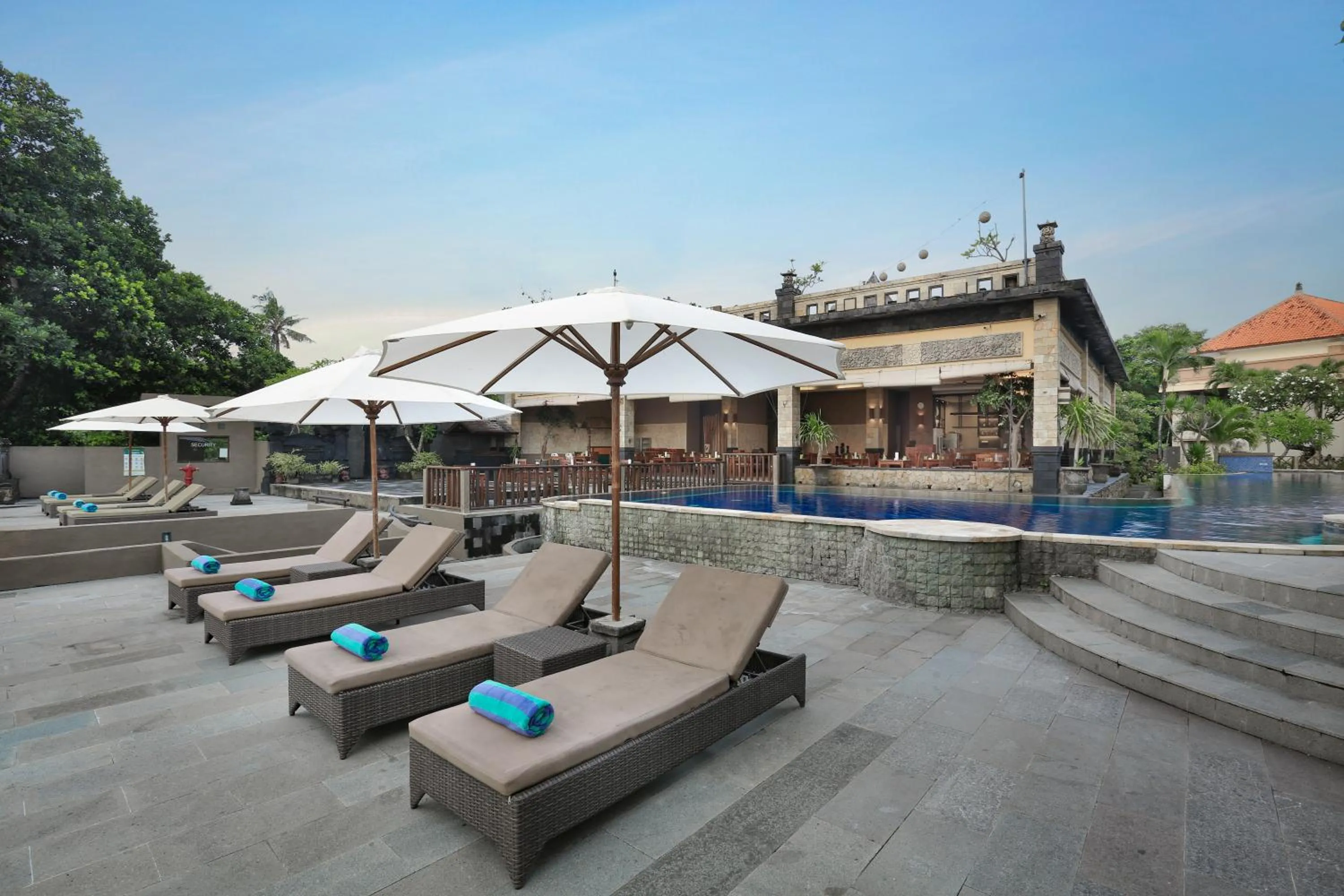 Pool view in Pelangi Bali Hotel & Spa