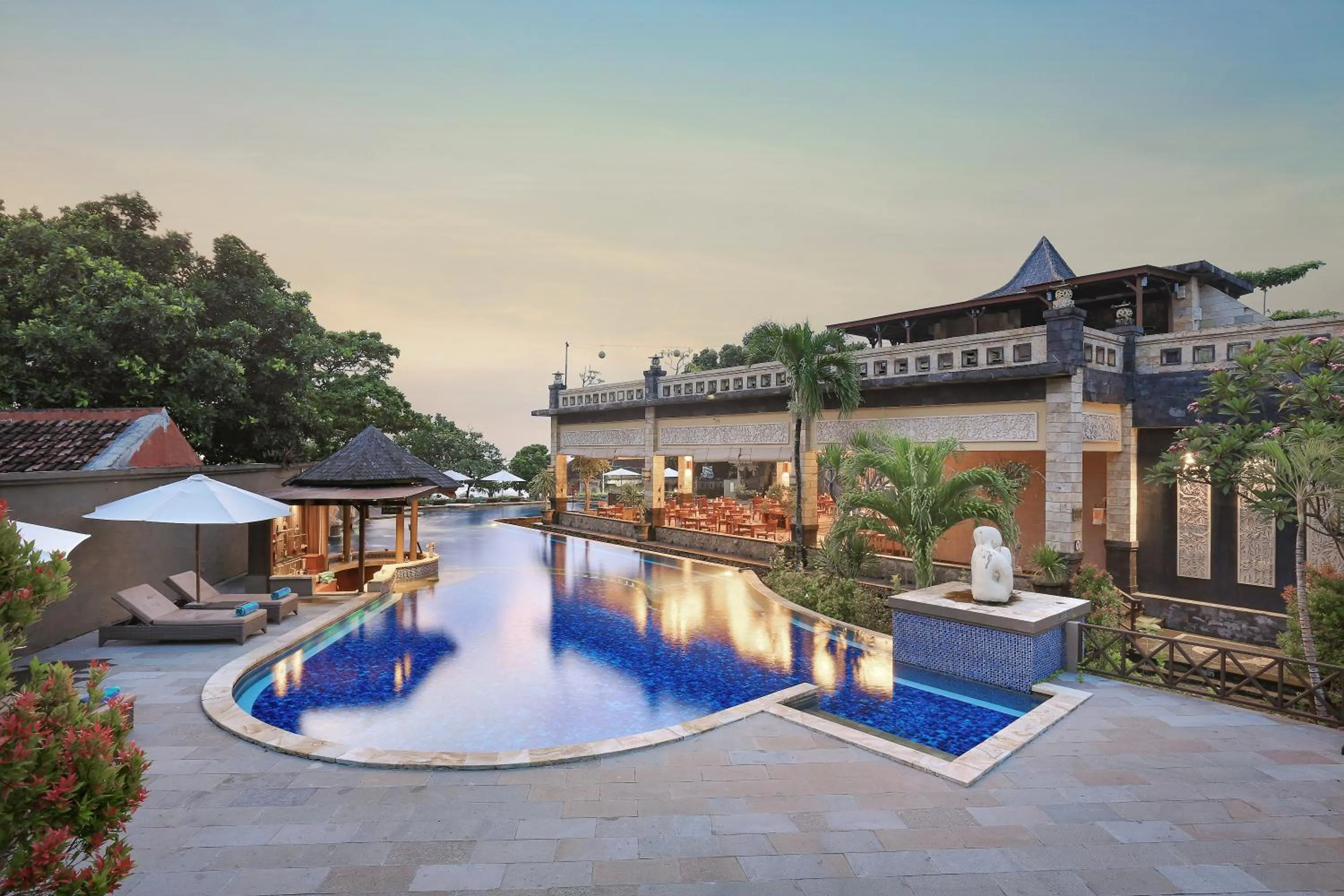 Pool view in Pelangi Bali Hotel & Spa