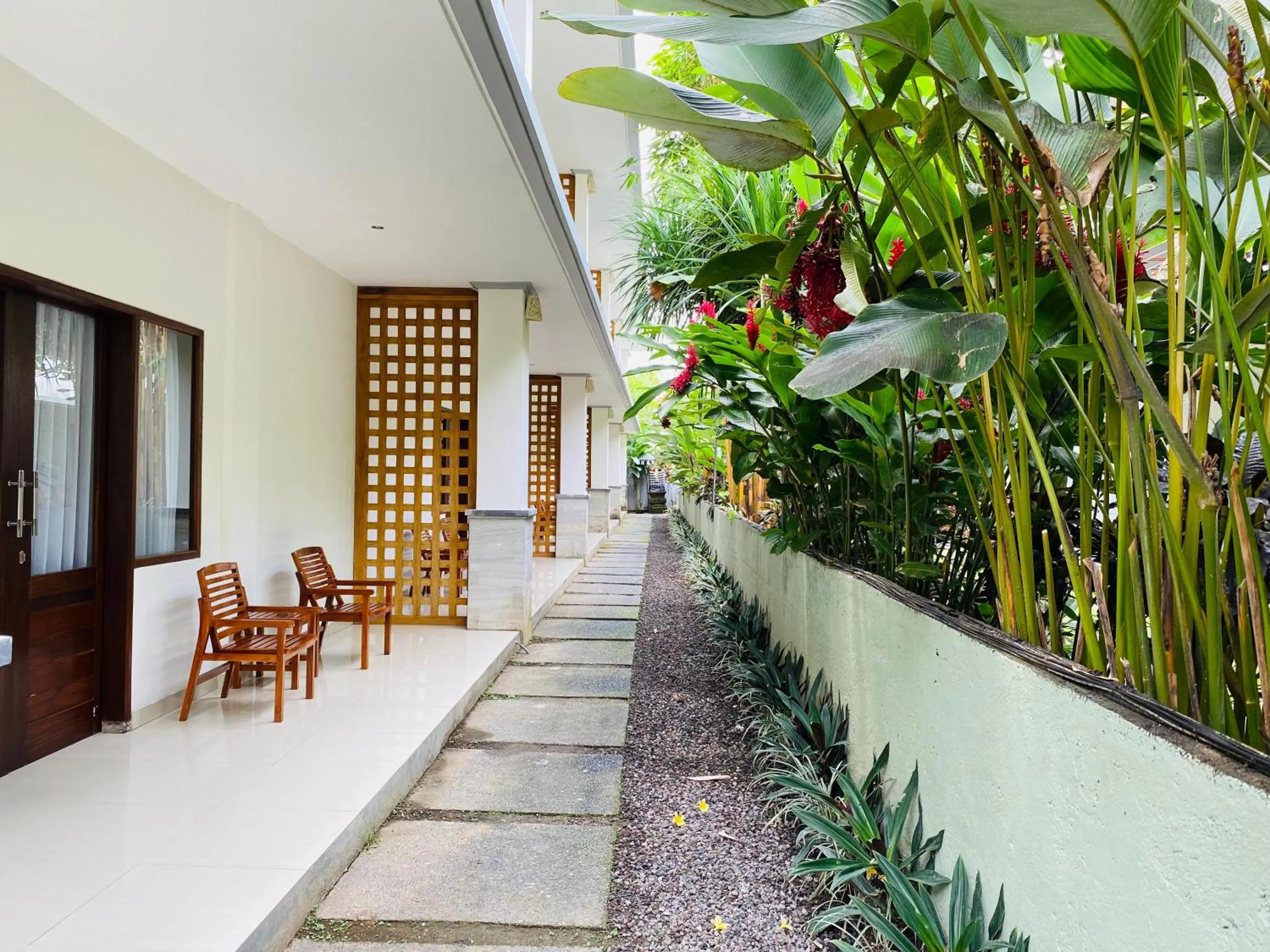 Balcony/Terrace in Putri Ayu Cottages