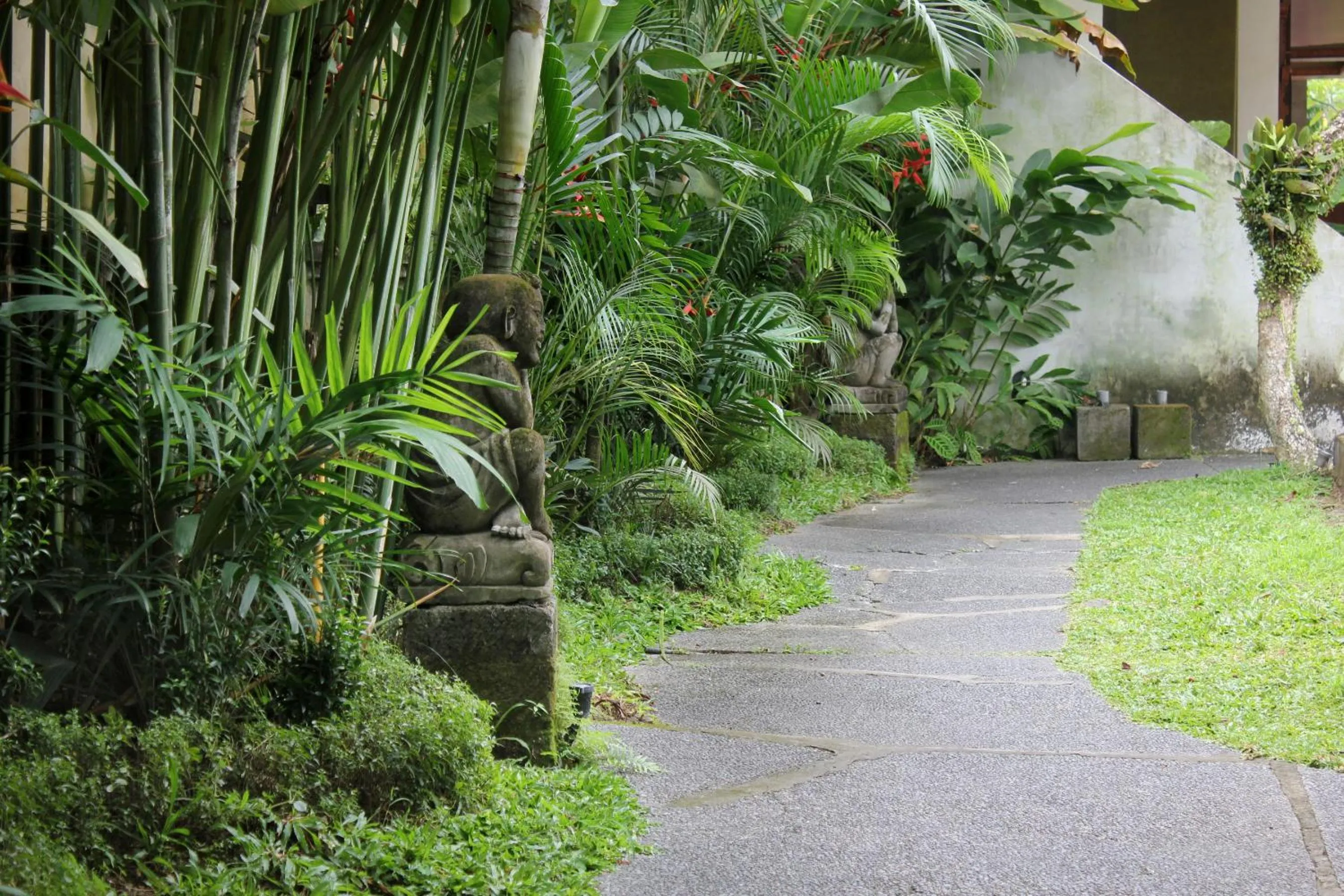 Garden in Putri Ayu Cottages