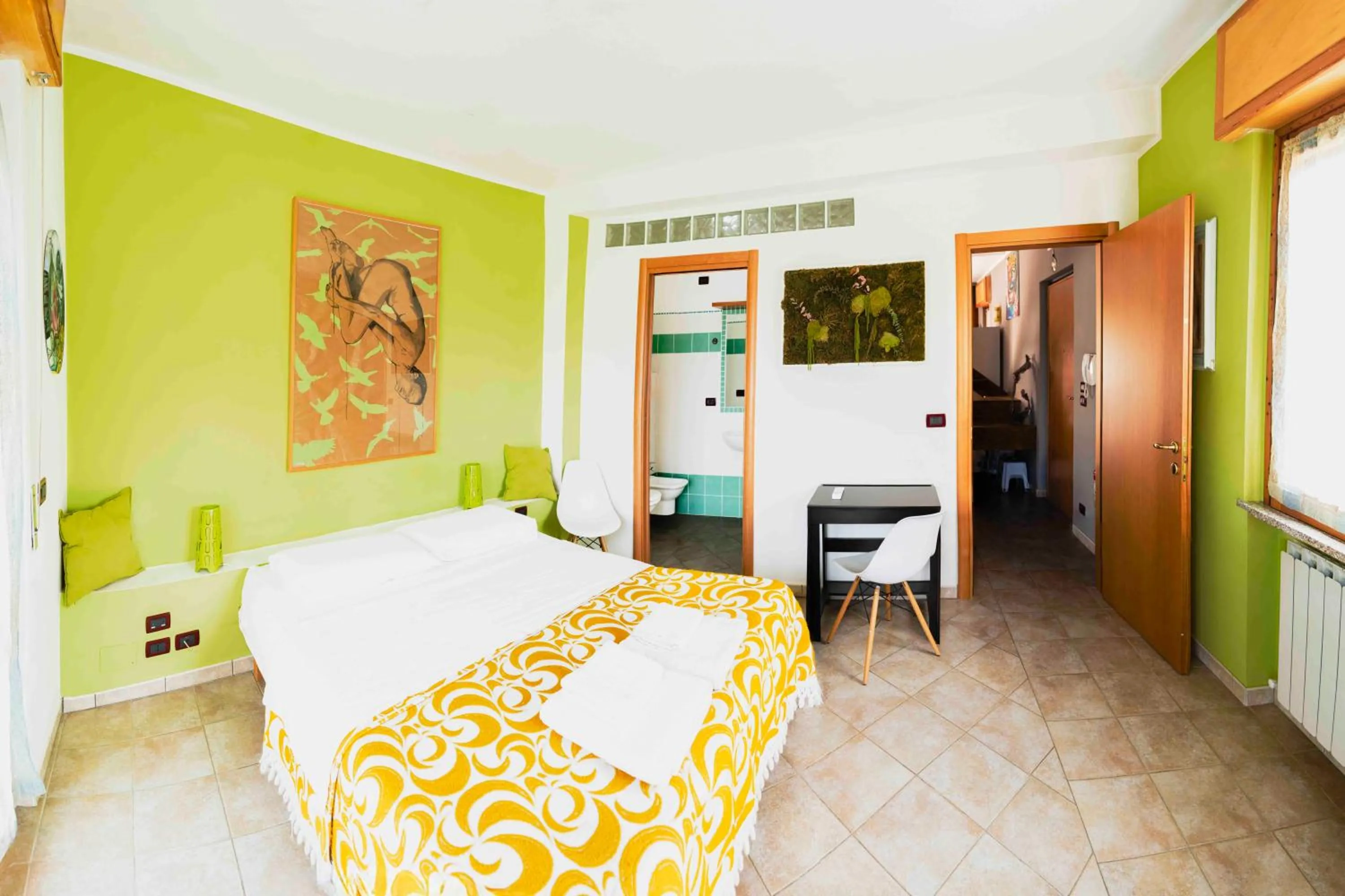 Bed in La Casa Zen