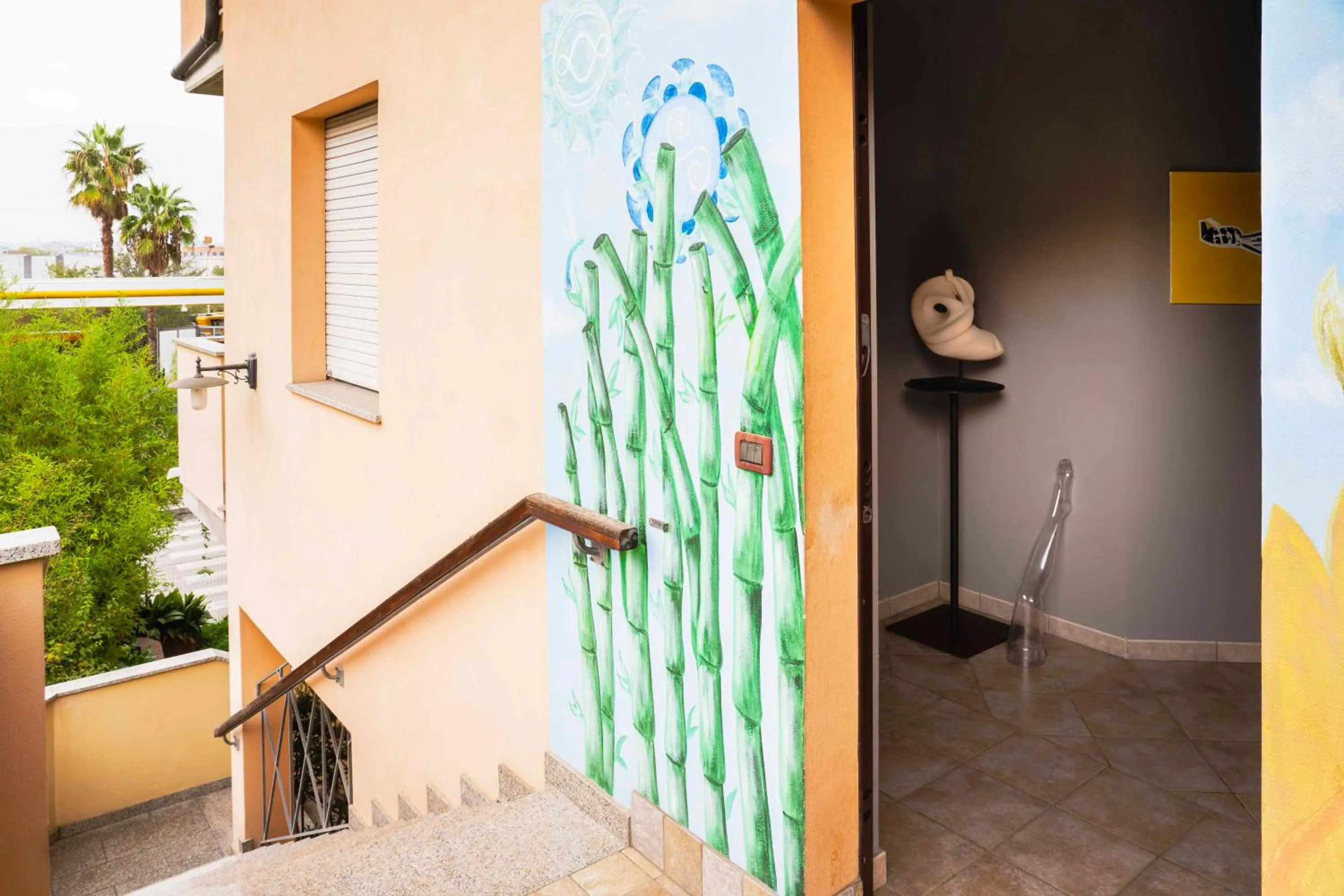 Facade/entrance in La Casa Zen
