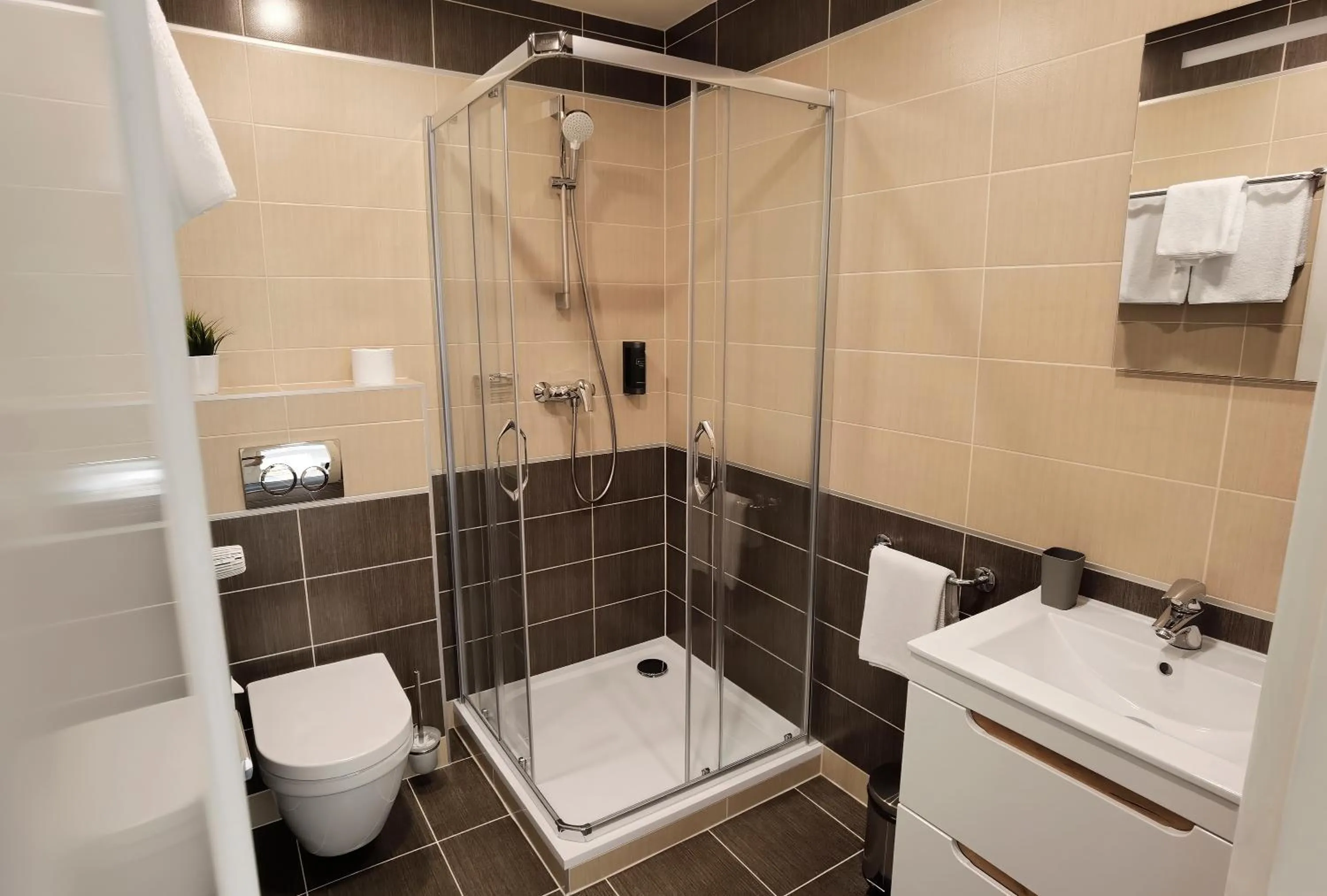 Shower in Hotel Orion