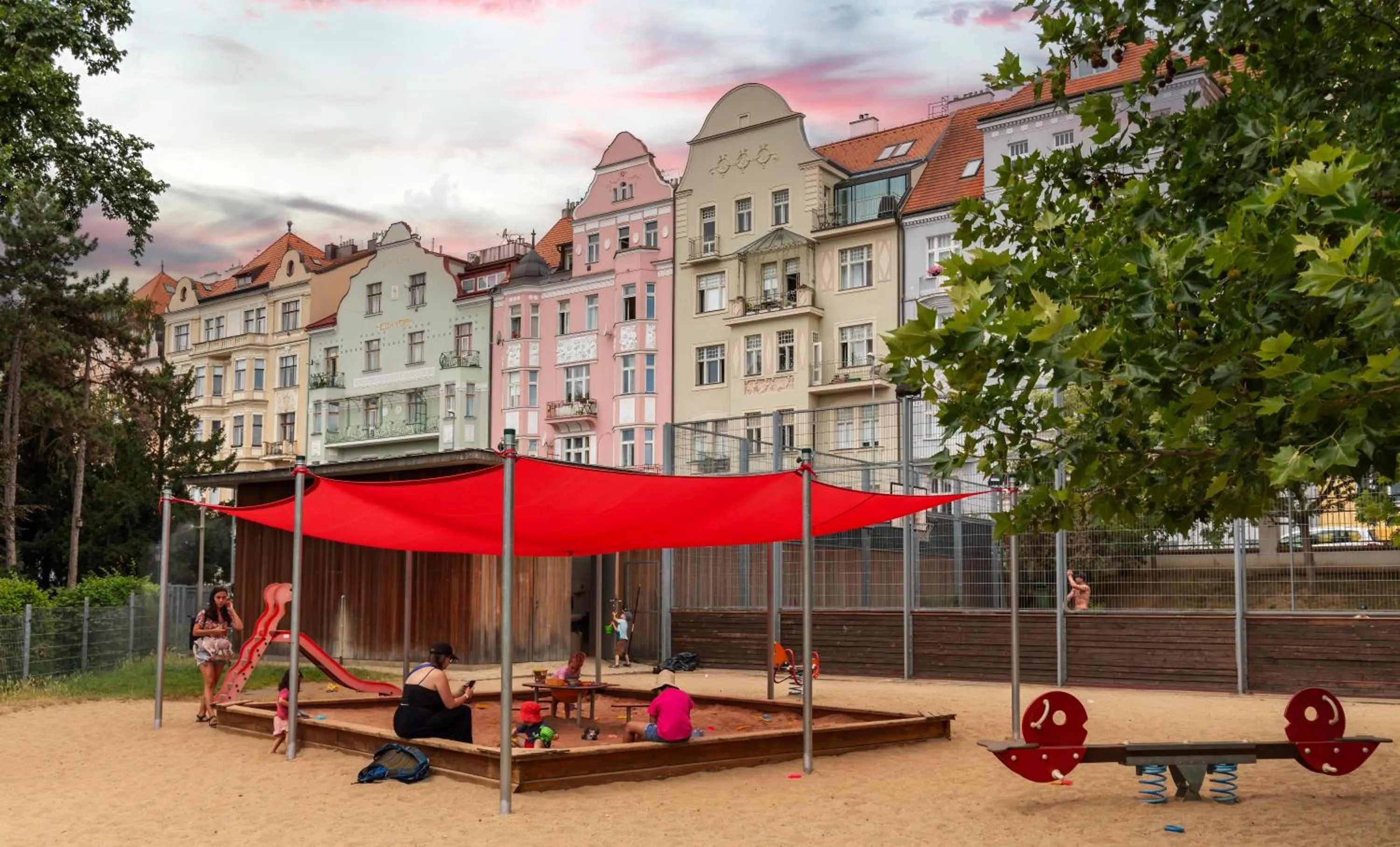 Family in Hotel Orion