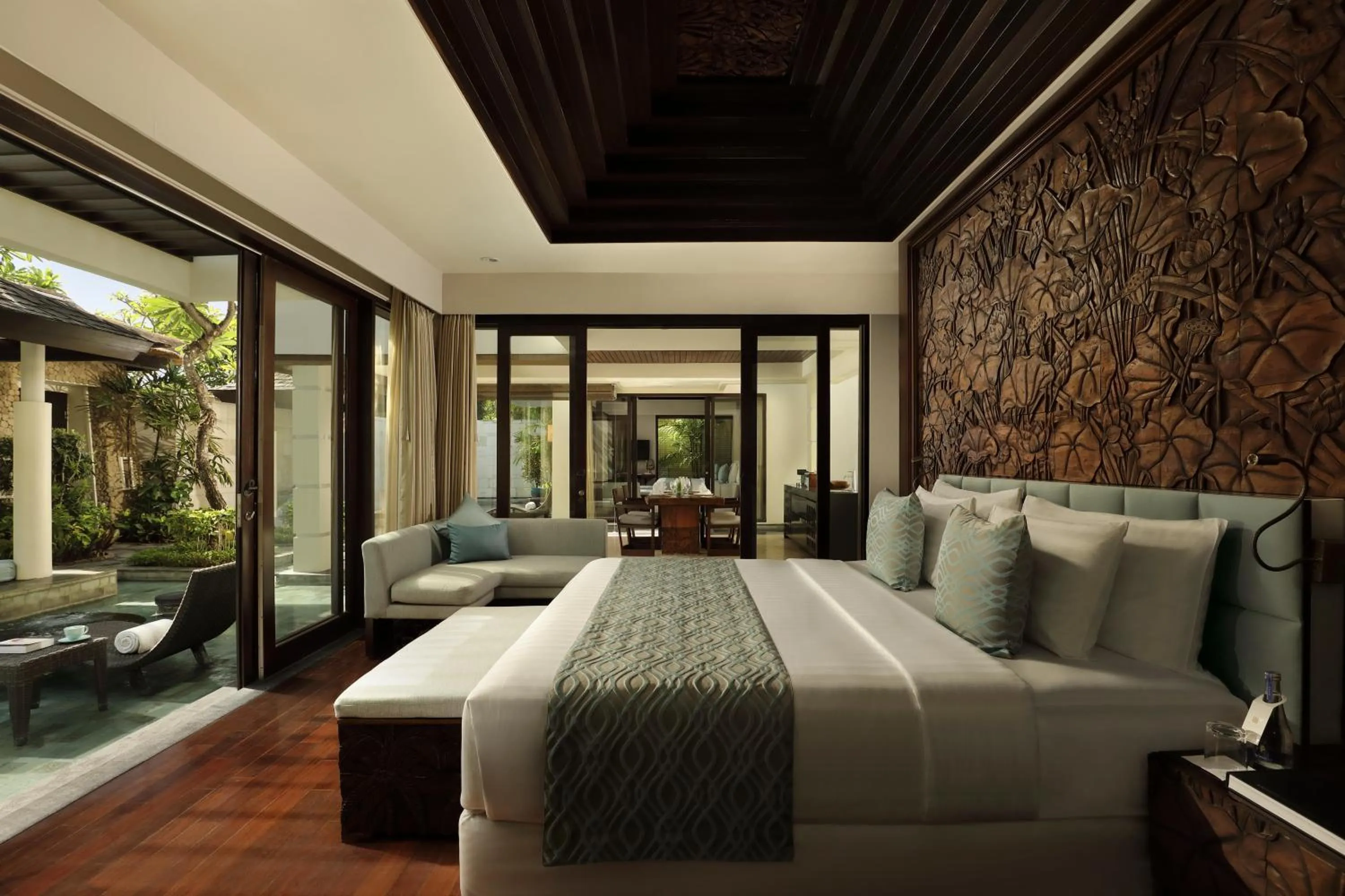 Bed in The Seminyak Beach Resort & Spa