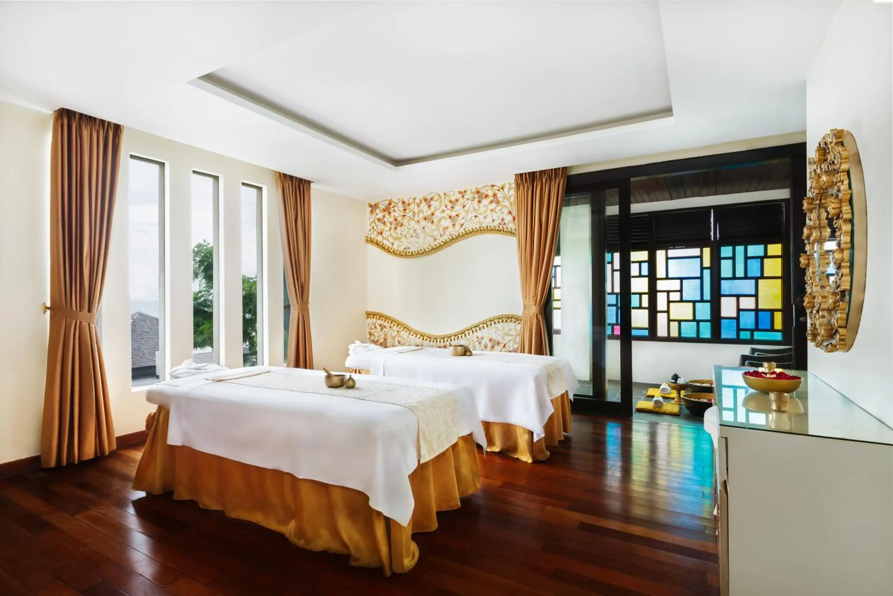Spa and wellness centre/facilities, Bed in The Seminyak Beach Resort & Spa Spa and wellness centre/facilities, Bed in The Seminyak Beach Resort & Spa