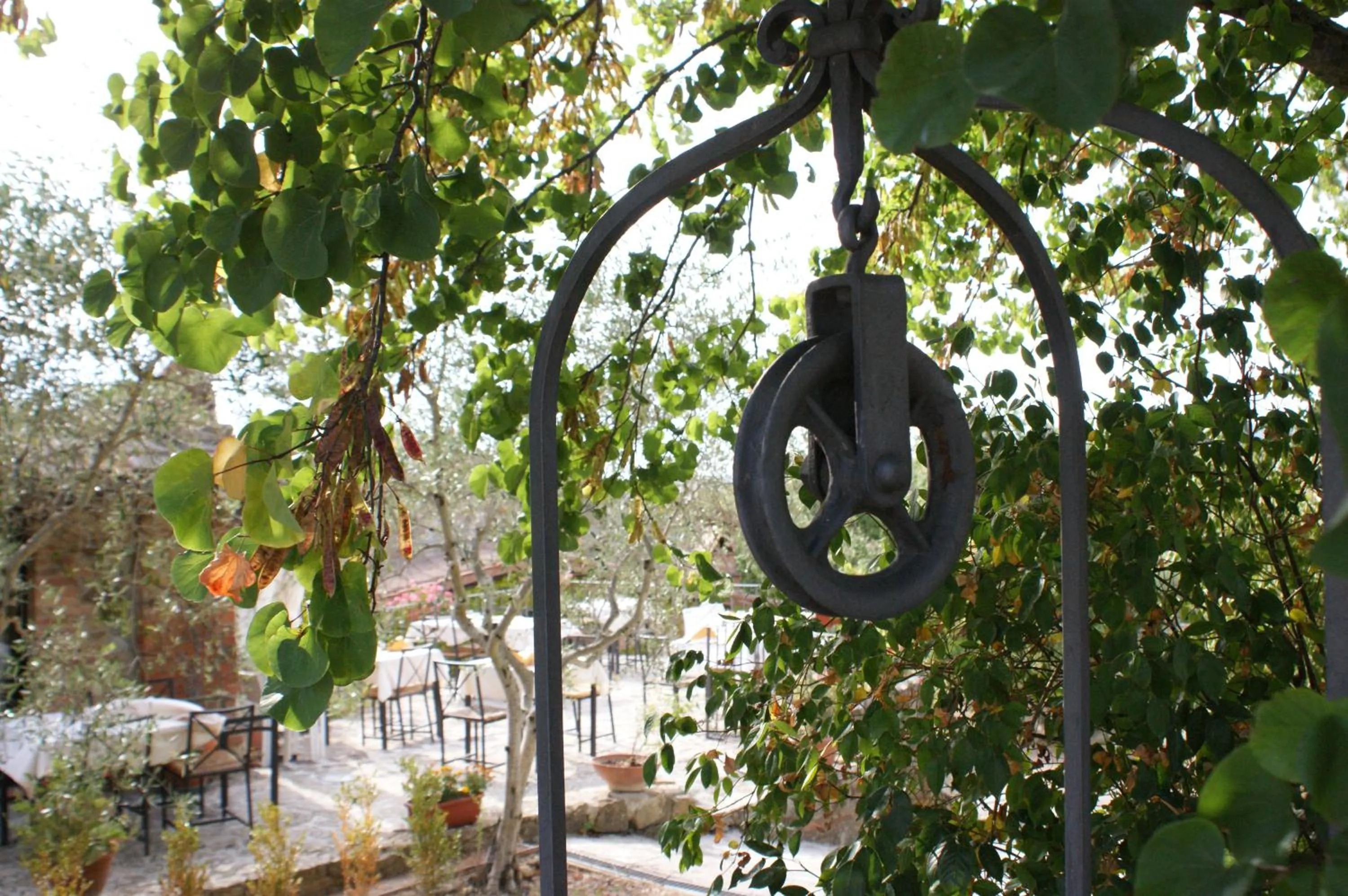 Decorative detail in Casa Lucia in Chianti