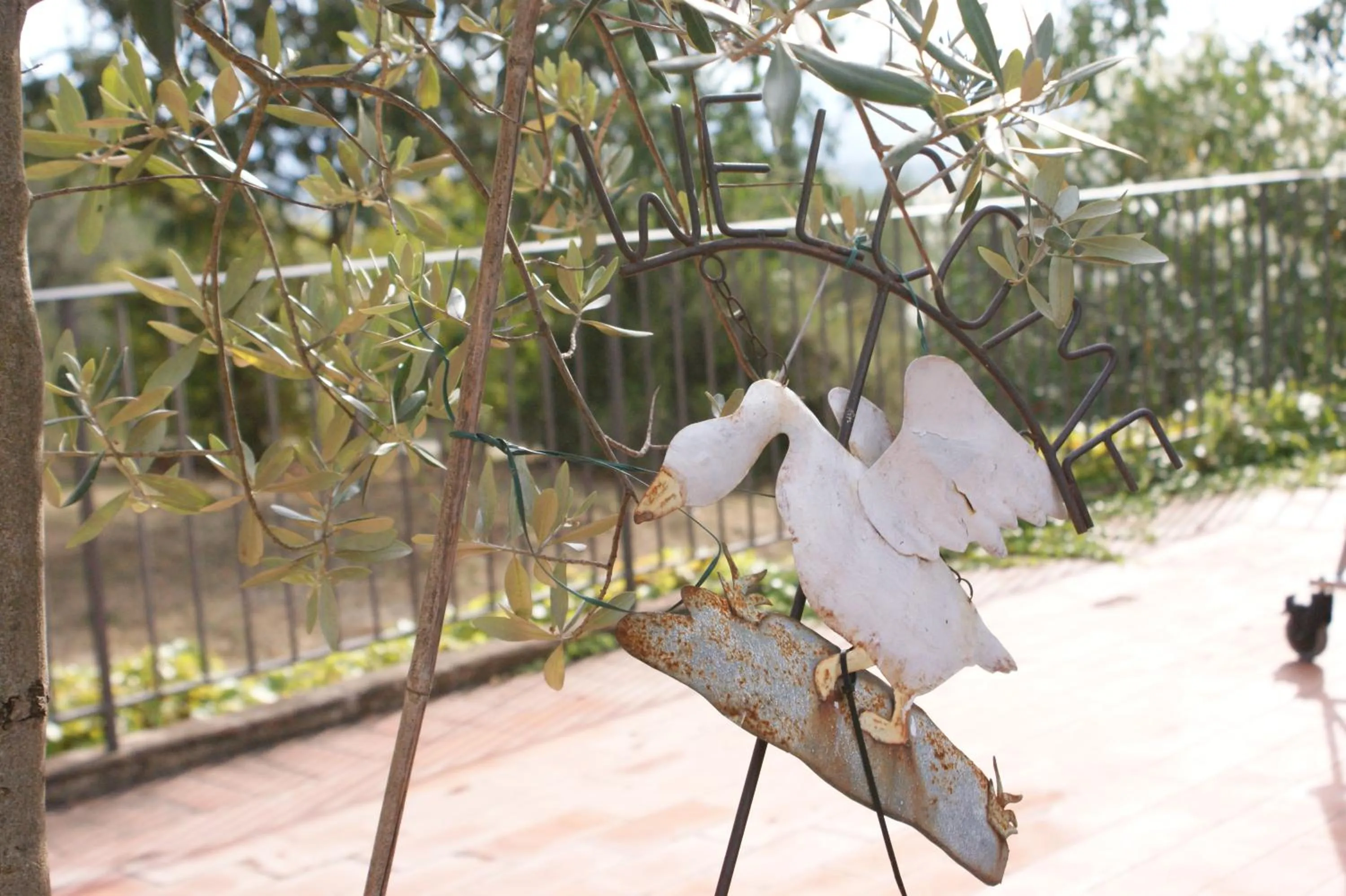 Decorative detail in Casa Lucia in Chianti
