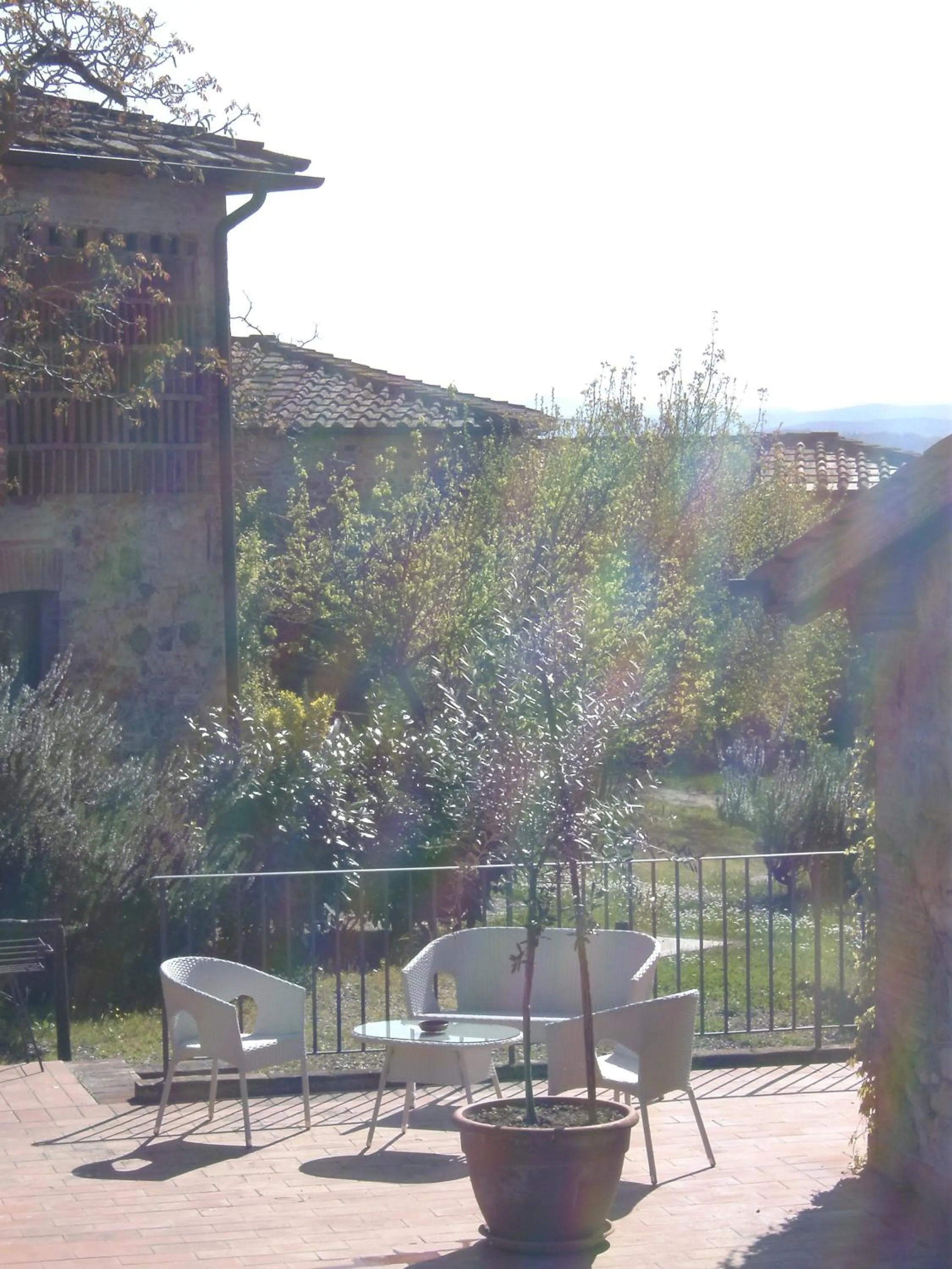 Facade/entrance in Casa Lucia in Chianti