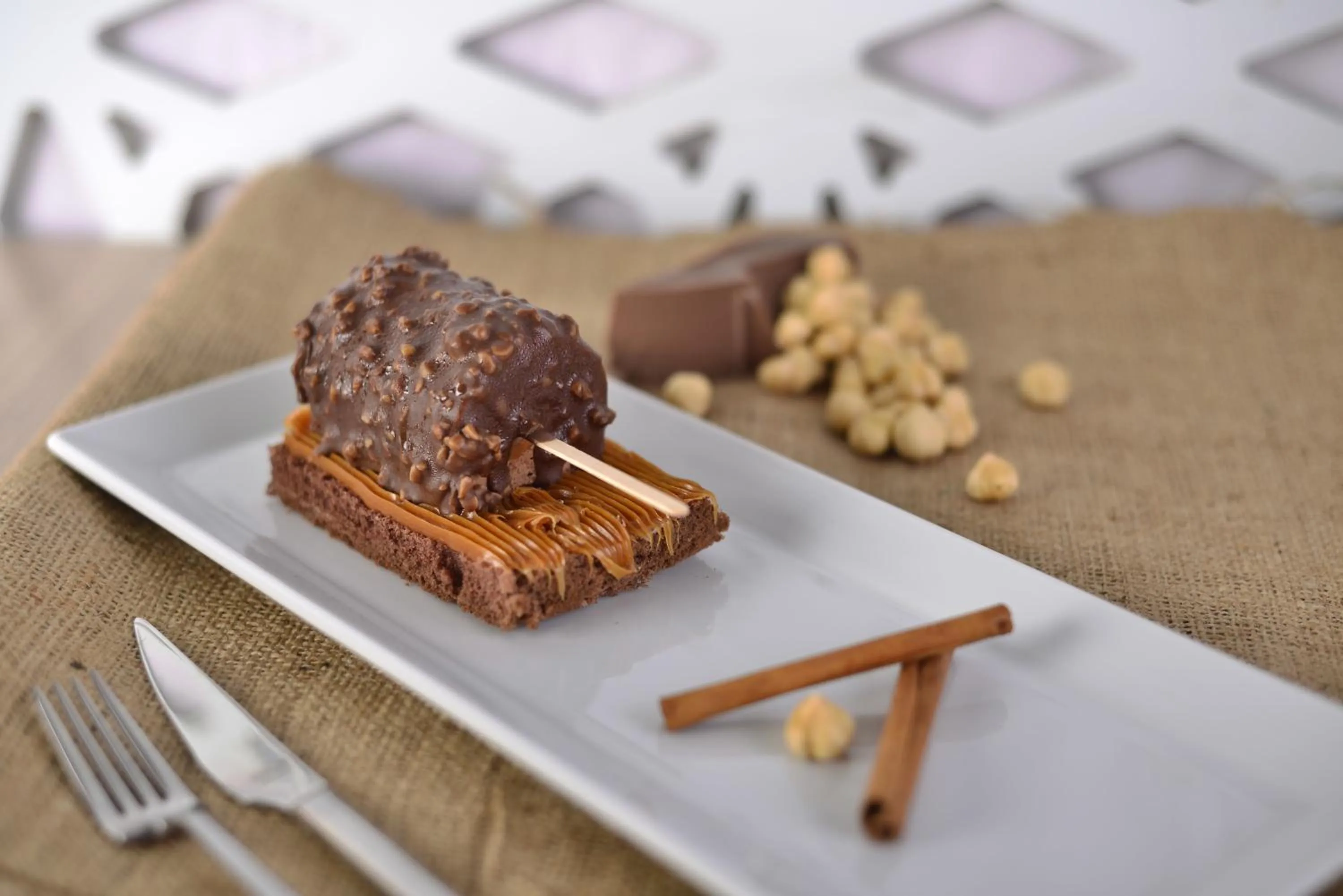 Food close-up in Nobel Hotel