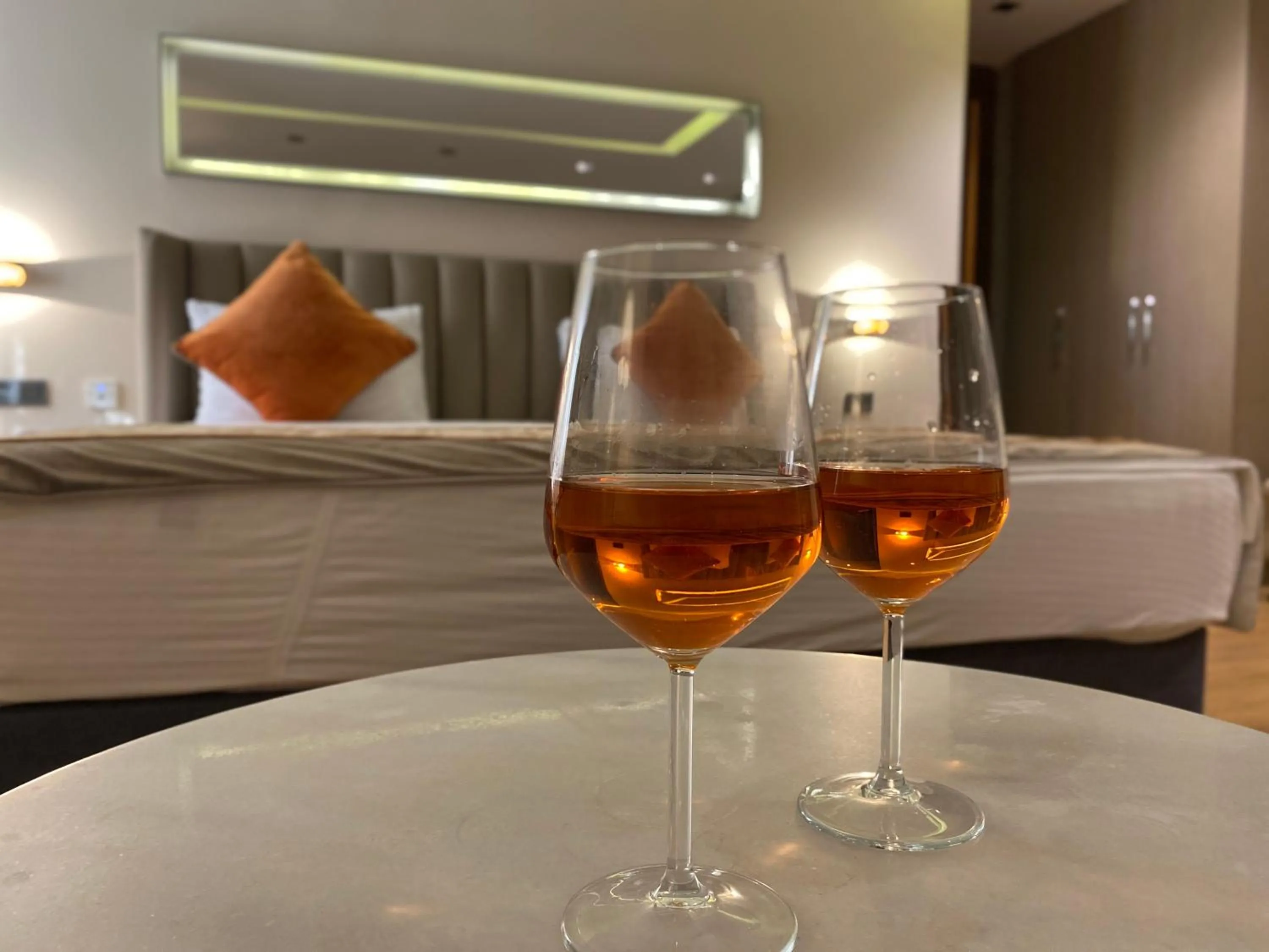 Drinks, Bed in Nobel Hotel
