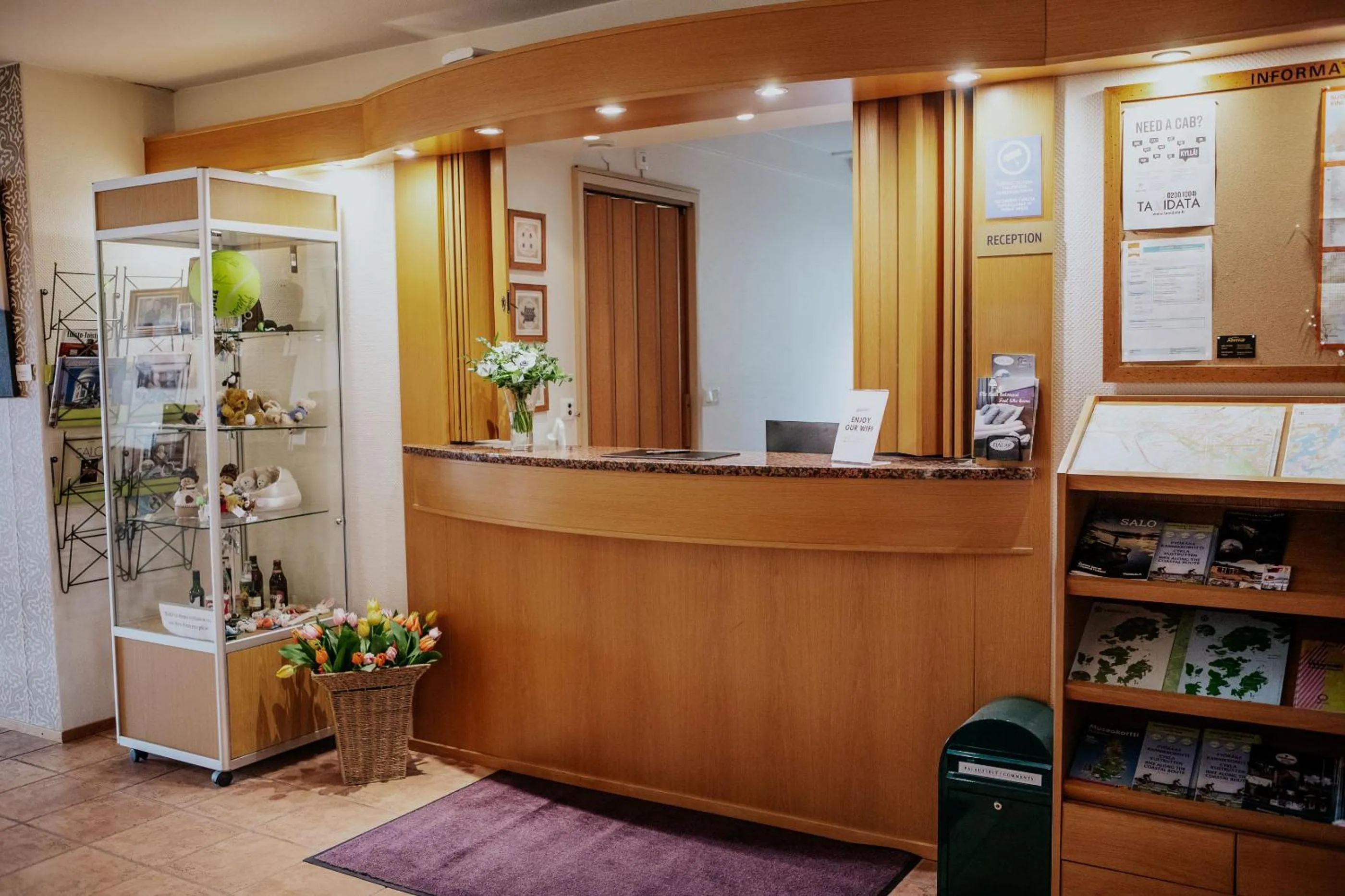 Lobby or reception in Hotel Fjalar