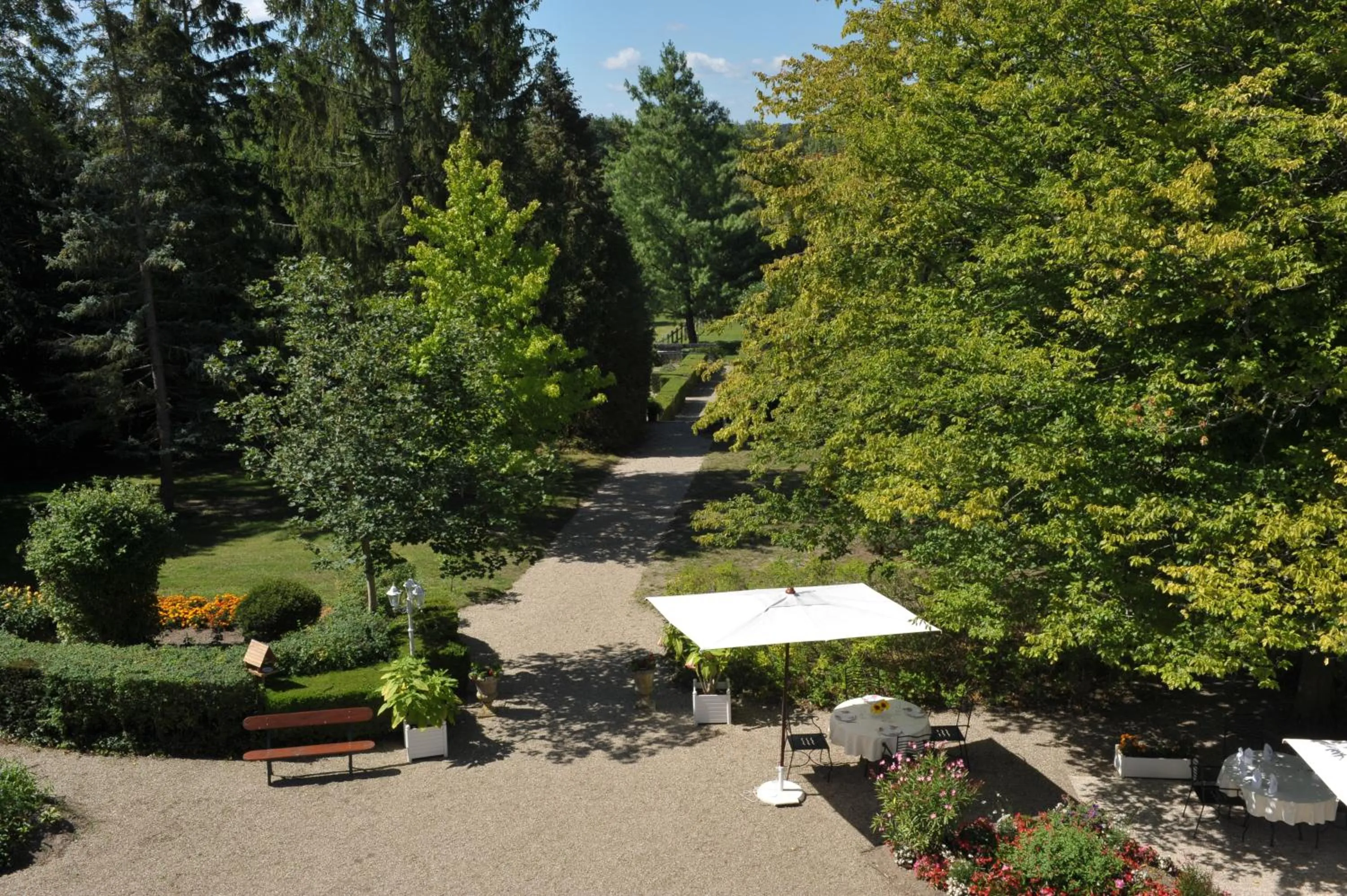 Garden in Logis L'hermitage