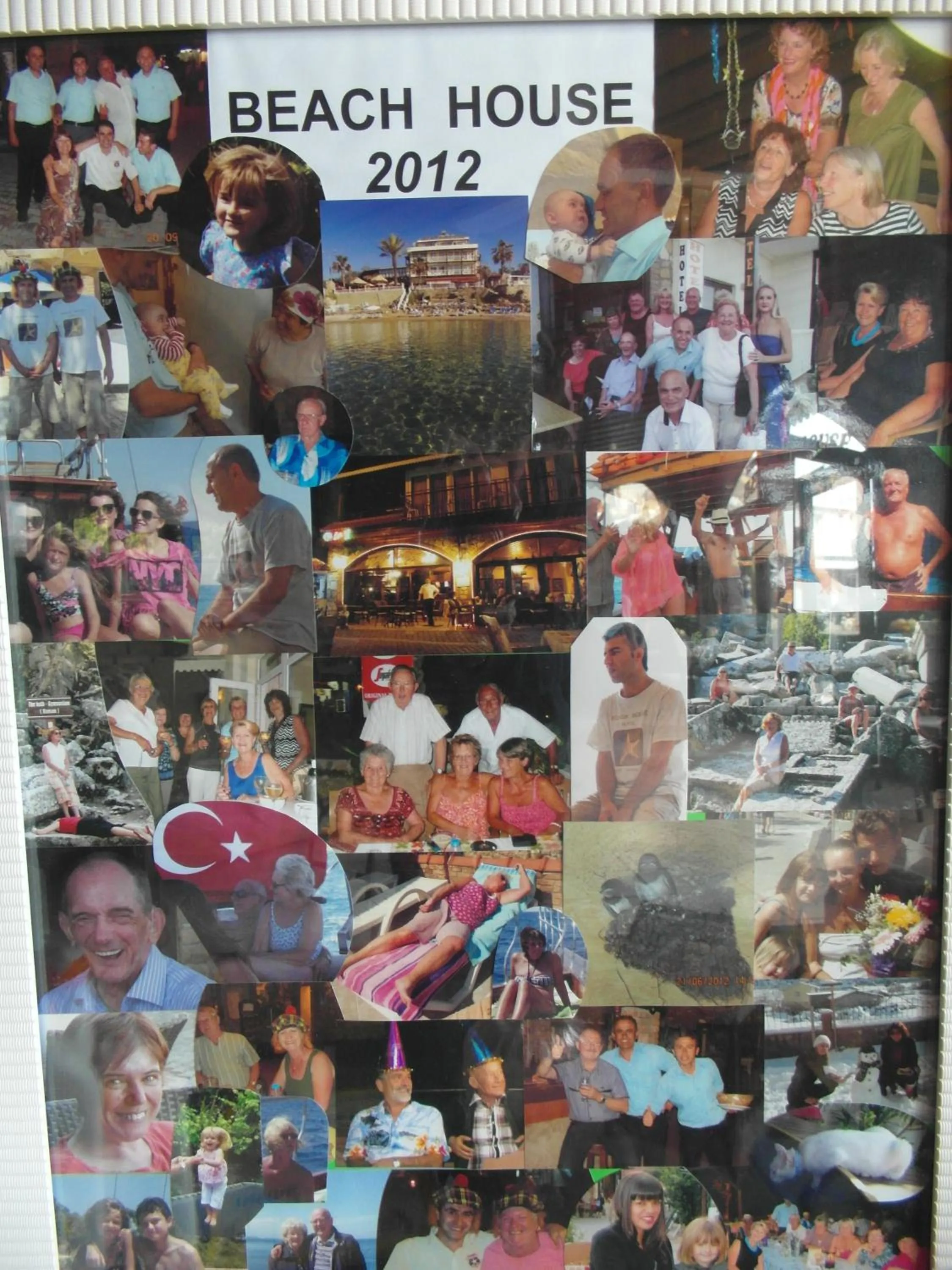 group of guests in Beach House Hotel