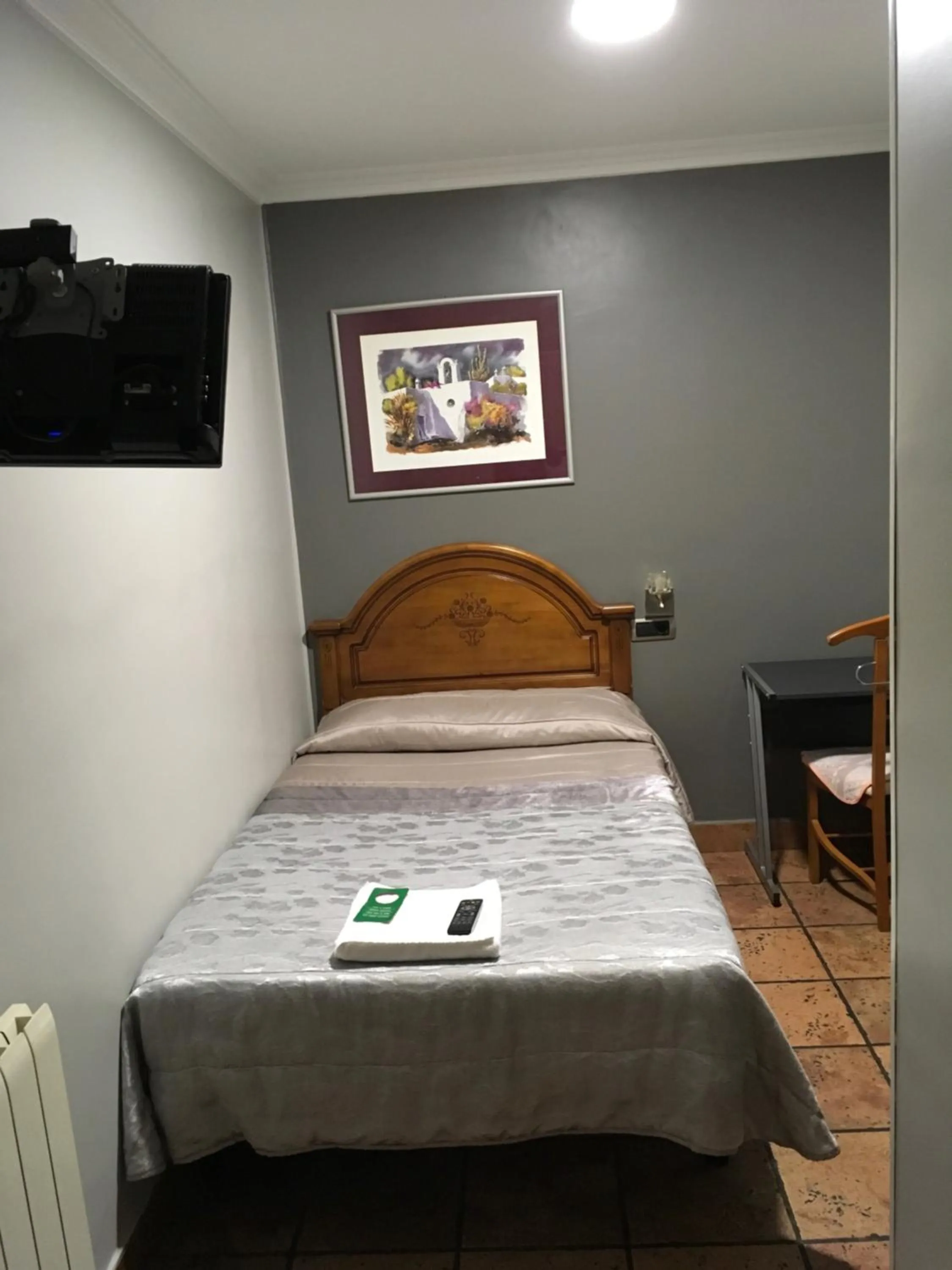 Bed in Pensión La Redonda