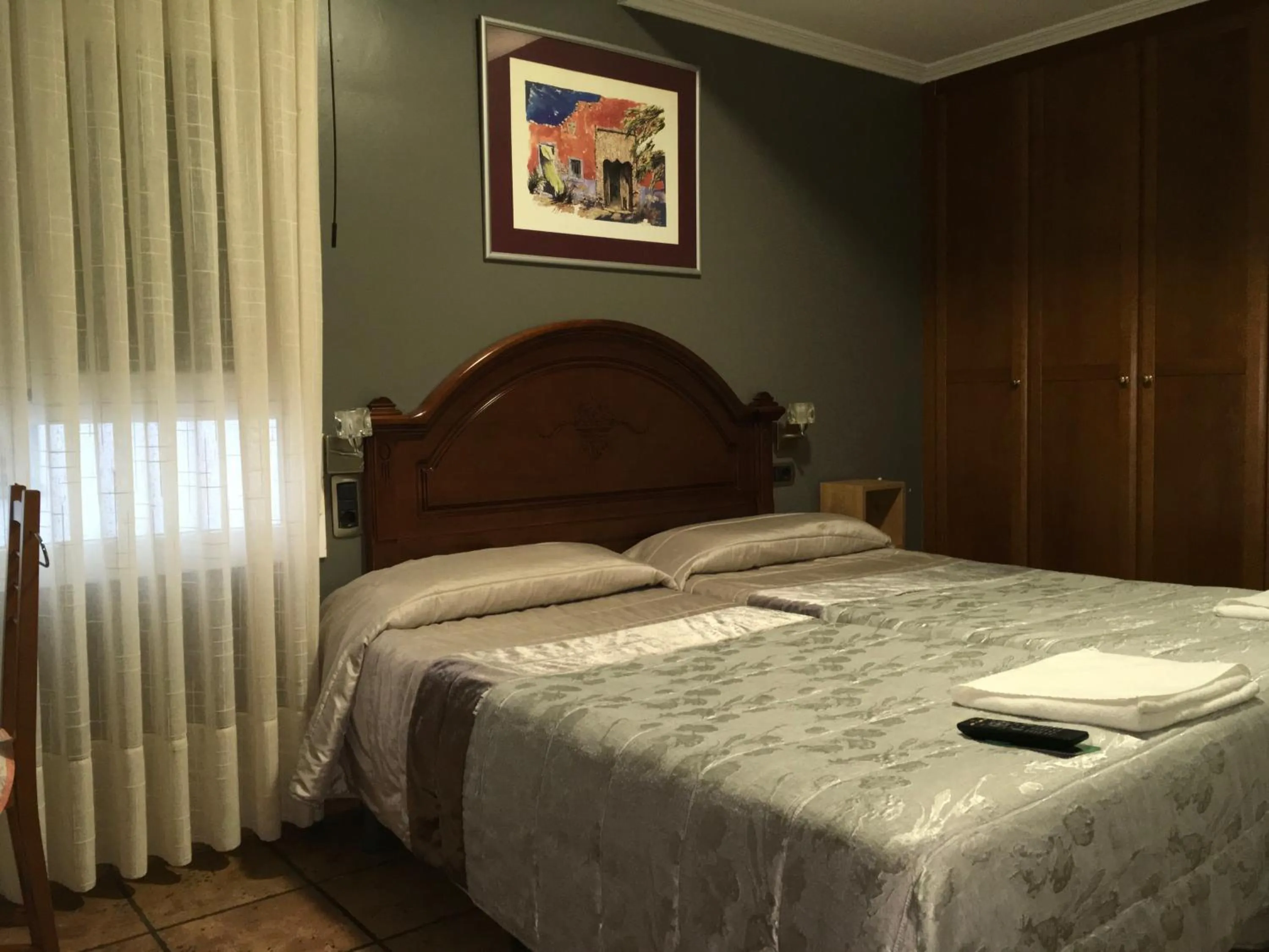 Bed in Pensión La Redonda