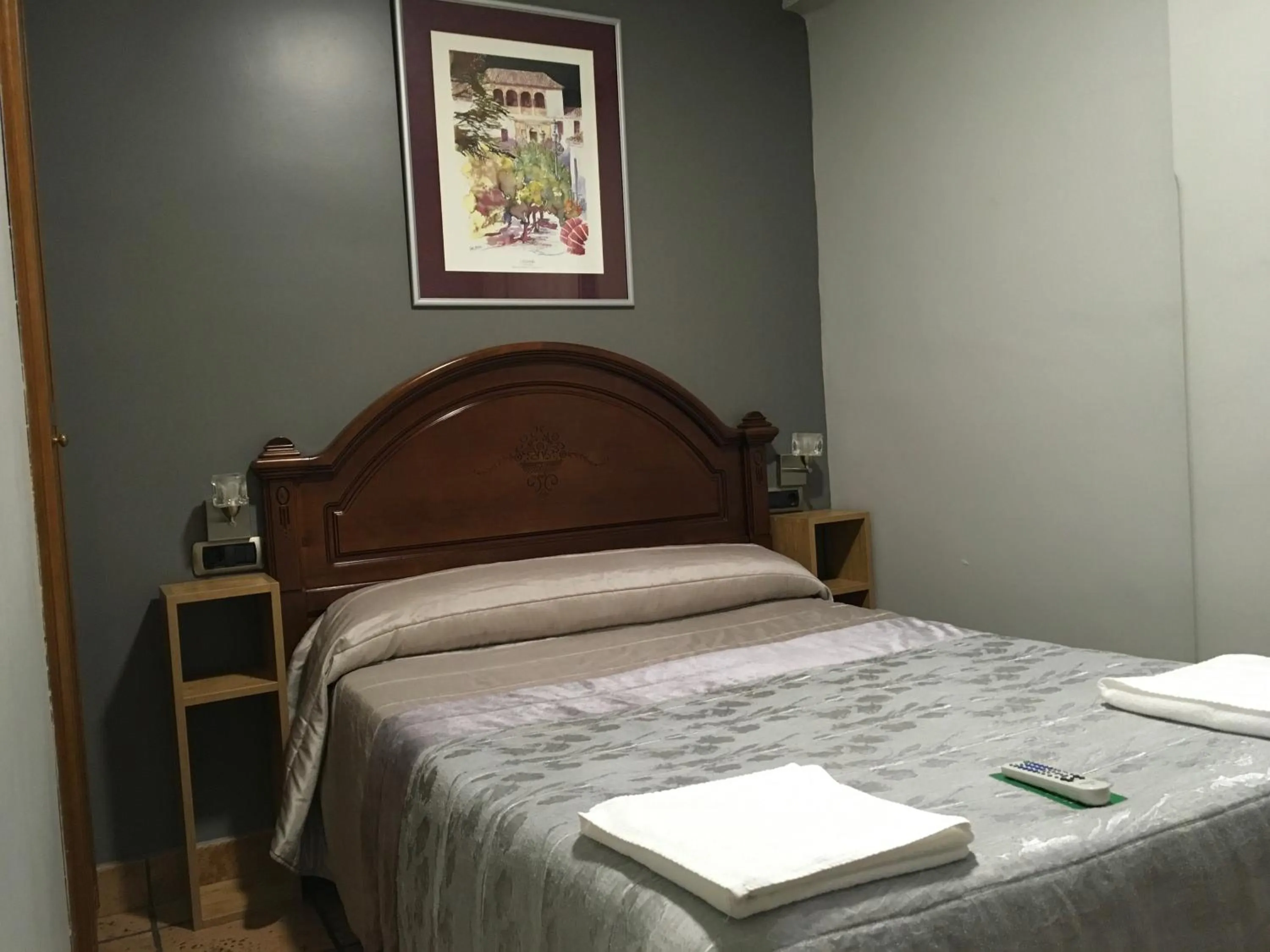 Bed in Pensión La Redonda