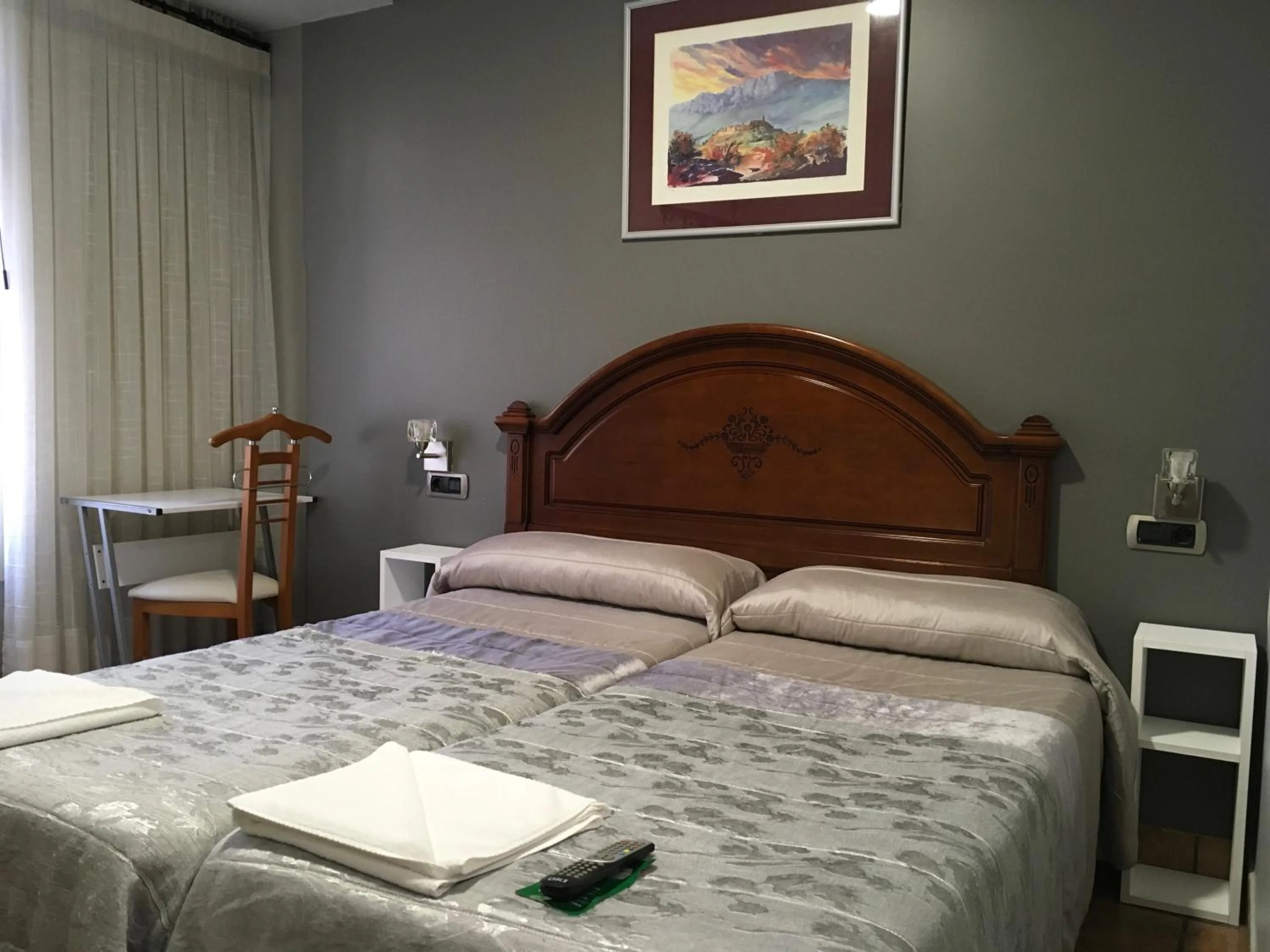 Bed in Pensión La Redonda