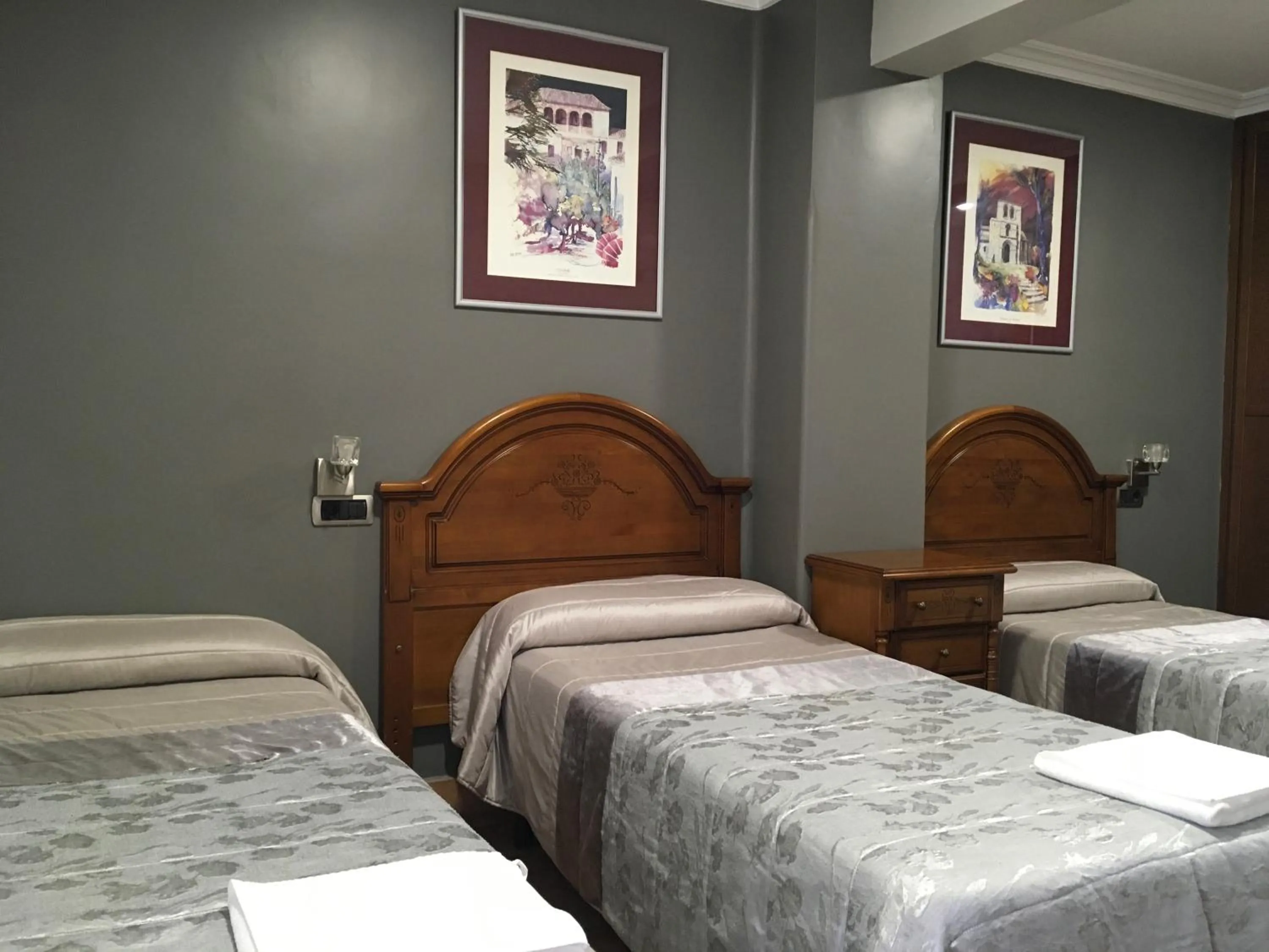 Bed in Pensión La Redonda