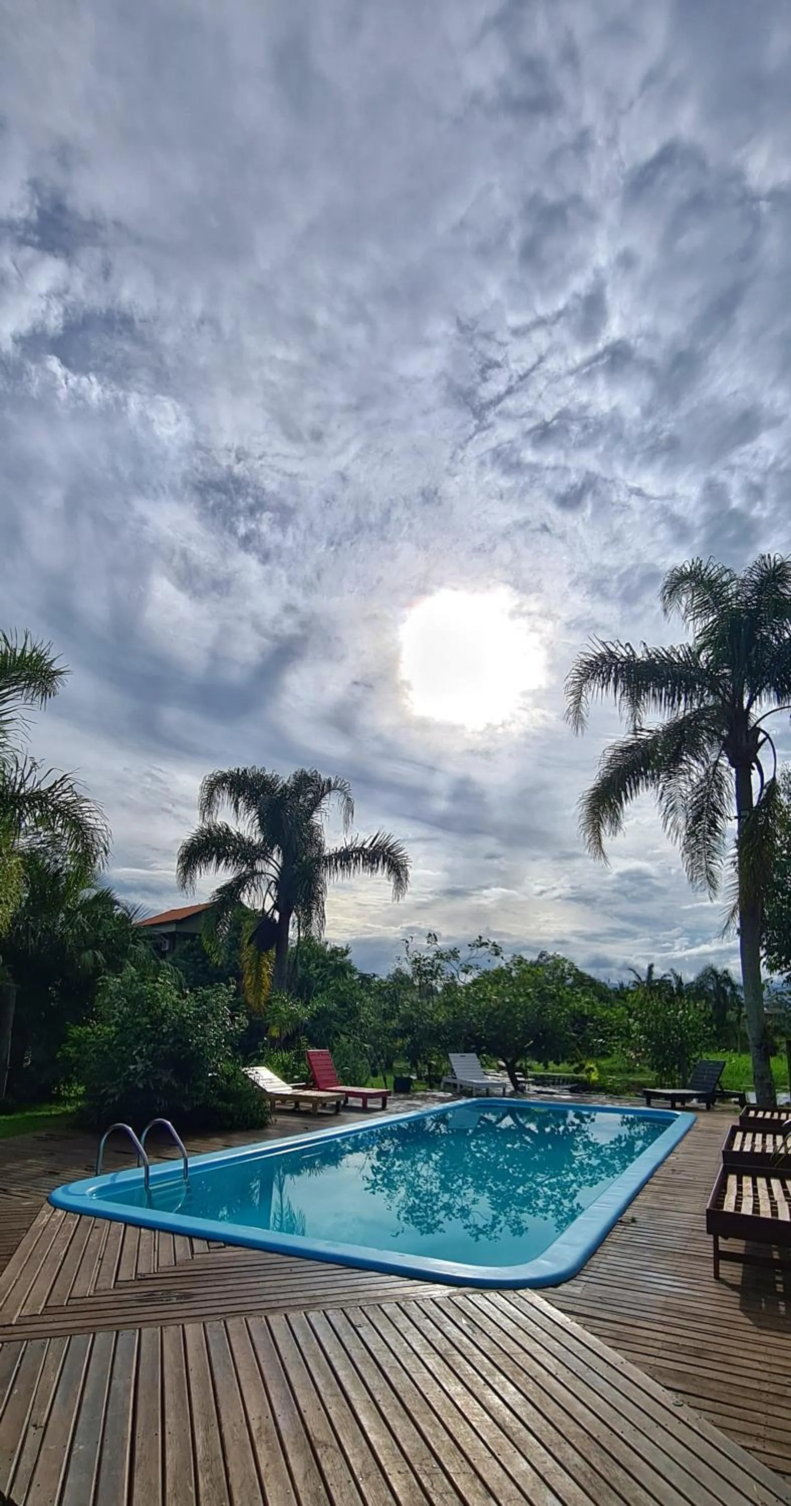 Pool view in Pousada Areias do Embaú