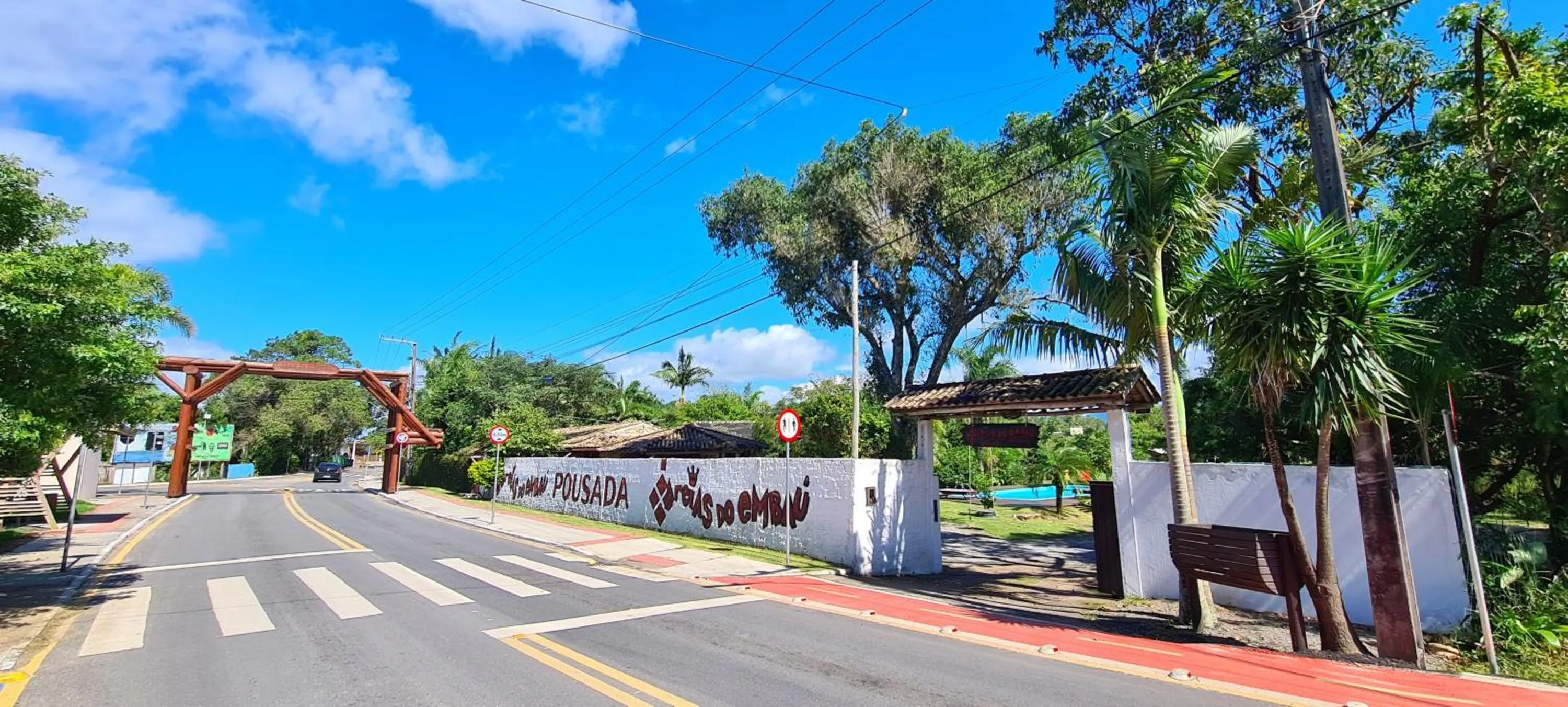 Street view in Pousada Areias do Embaú