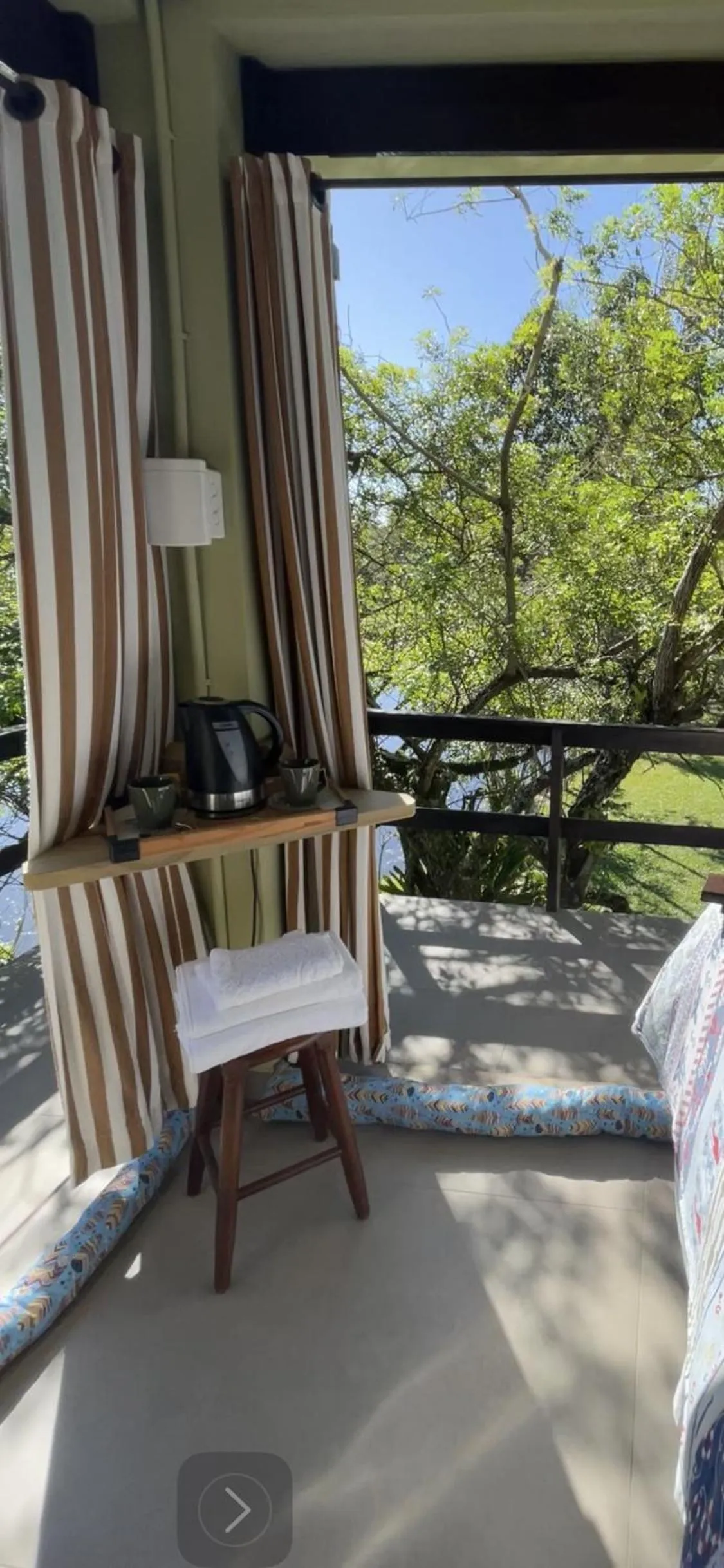 Lake view in Pousada Areias do Embaú