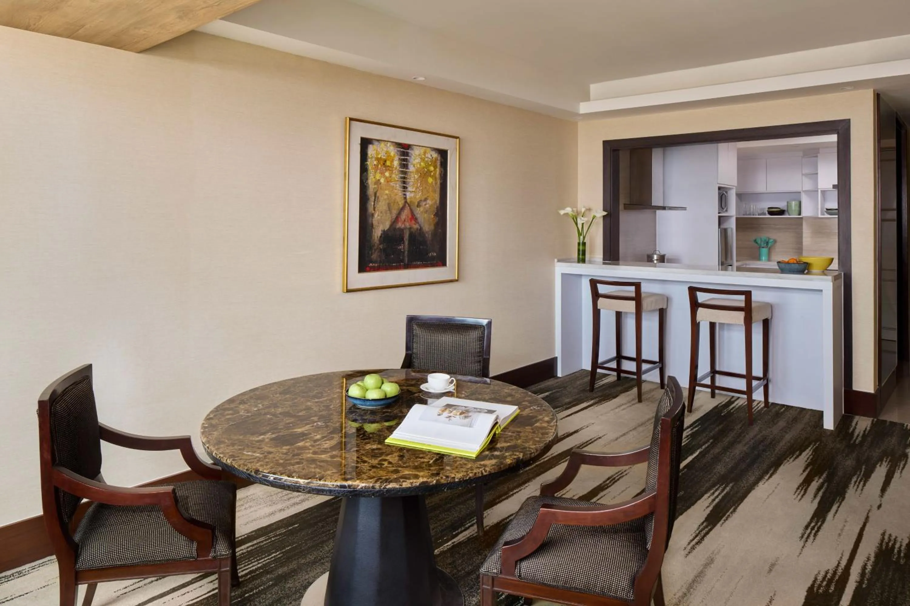 Living room in Gran Melia Jakarta