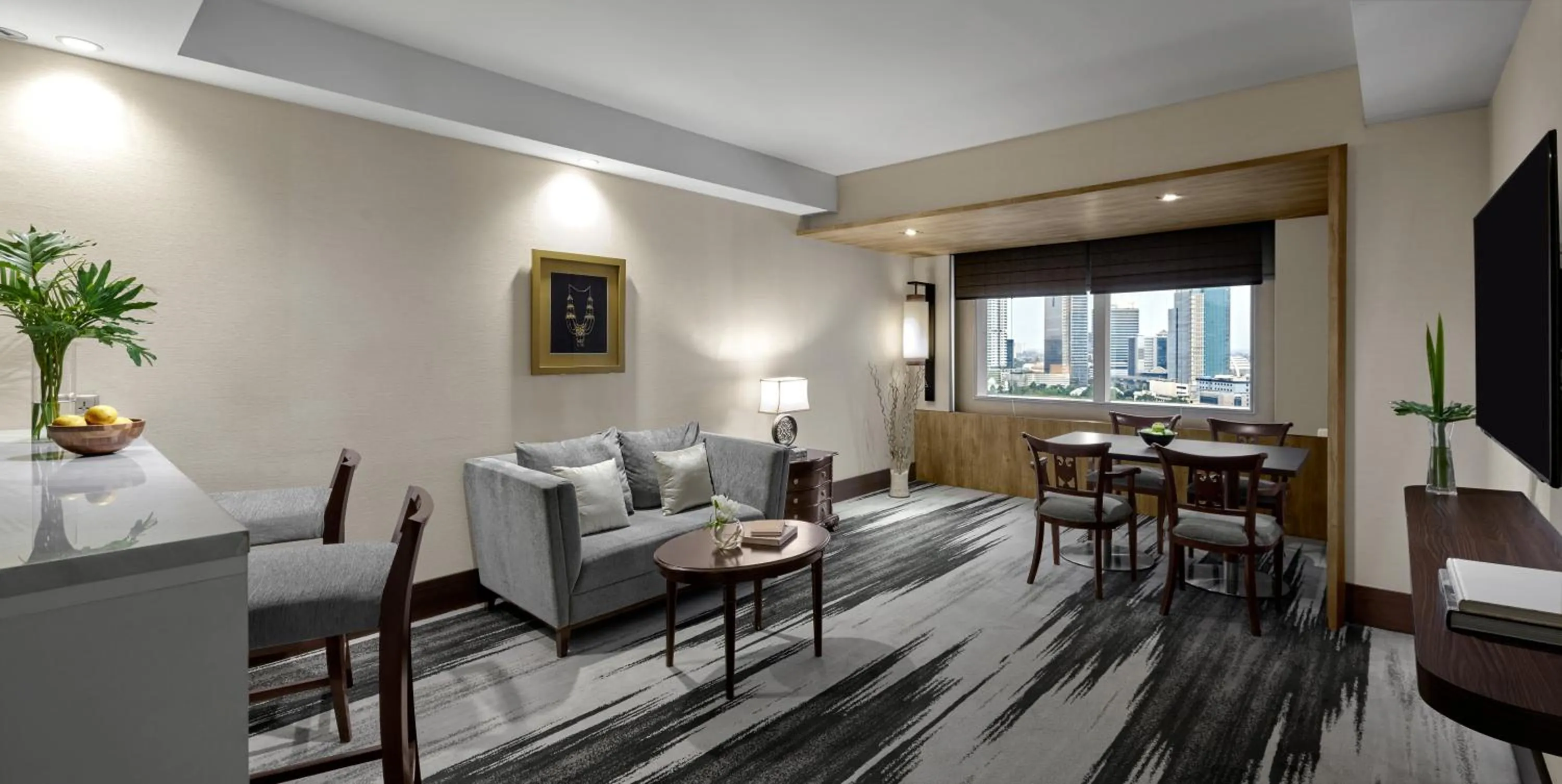 Living room in Gran Melia Jakarta
