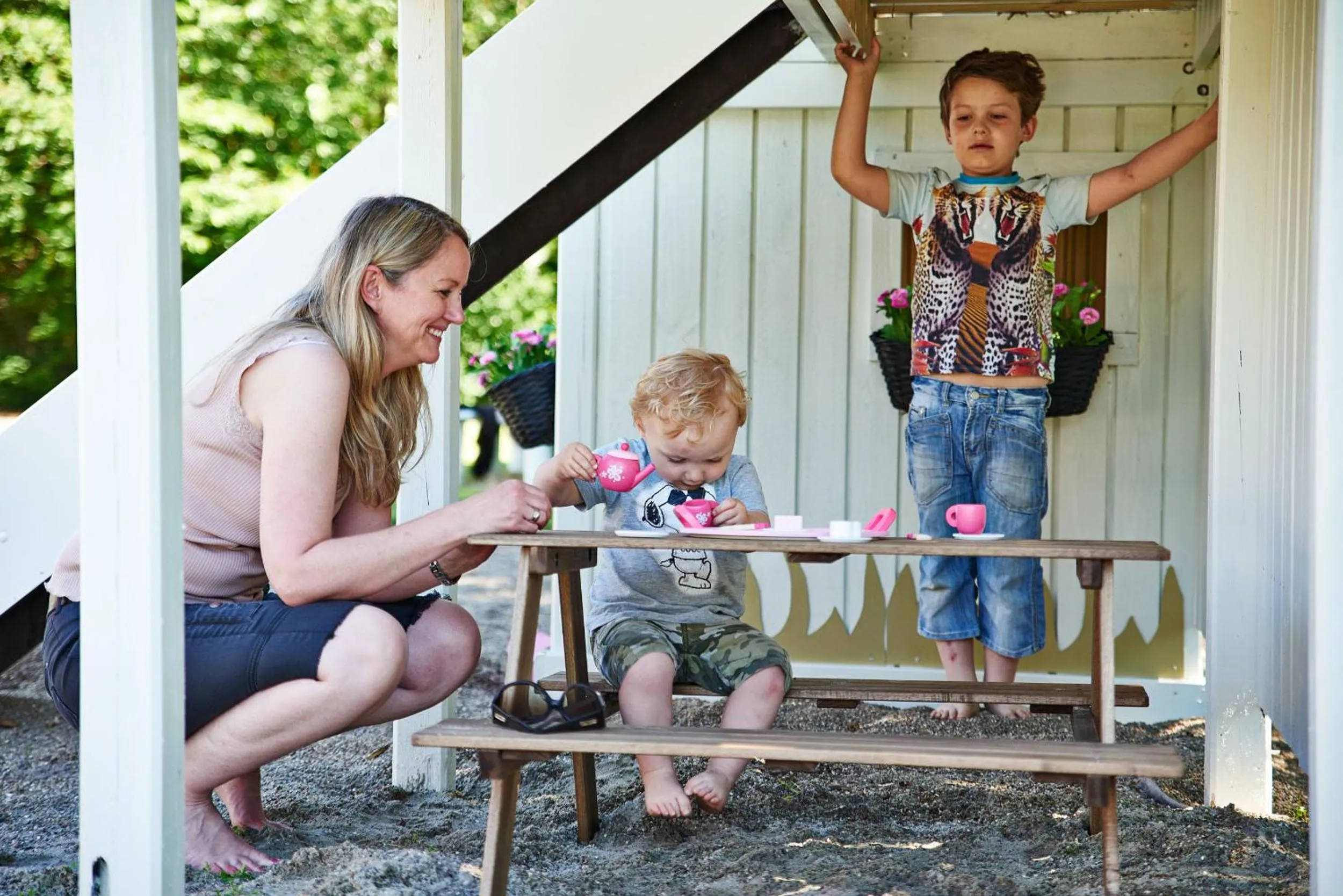 Children play ground in Flinten Horsens