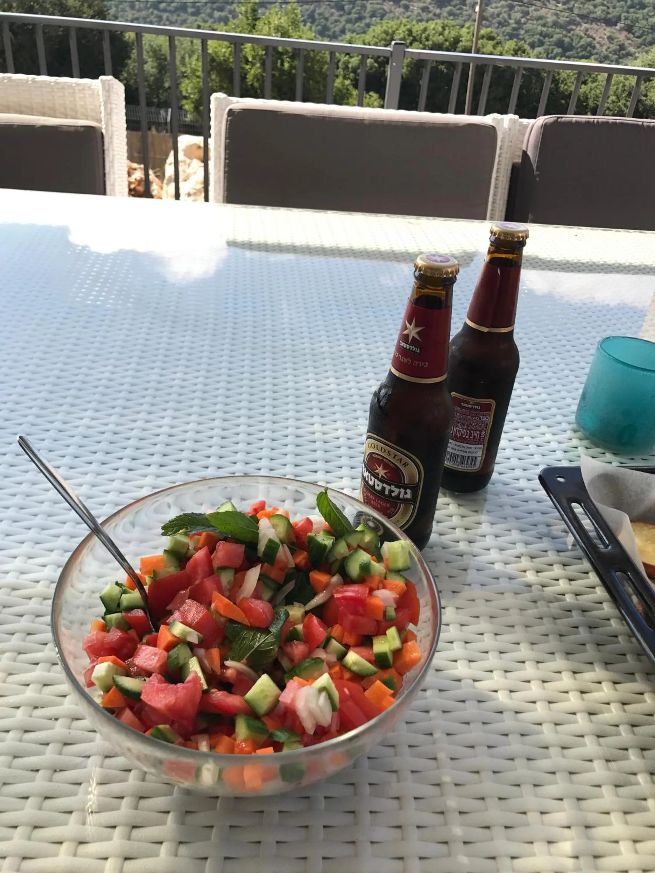 Continental breakfast in Habait ba Shomera