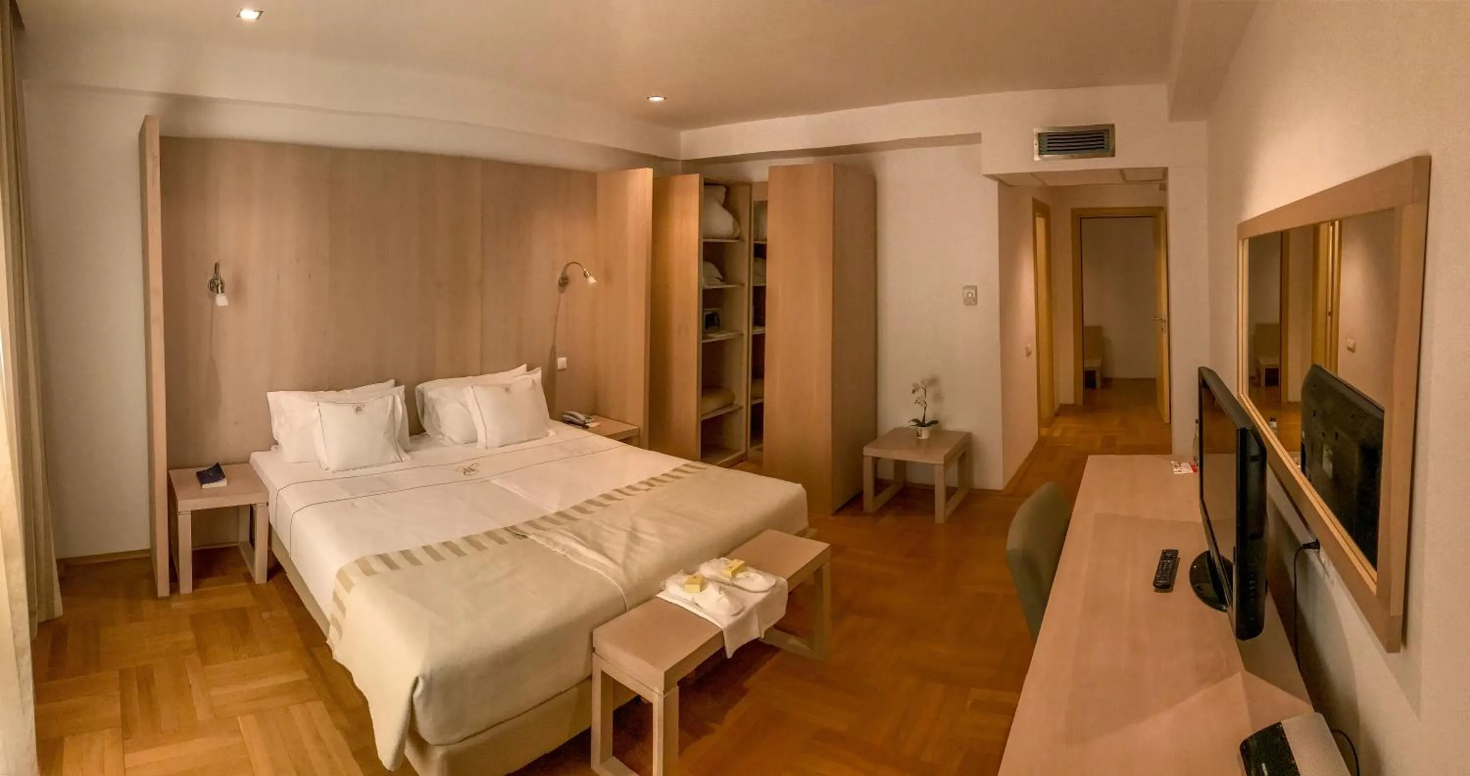 Bedroom, Bed in Hotel Satu Mare City