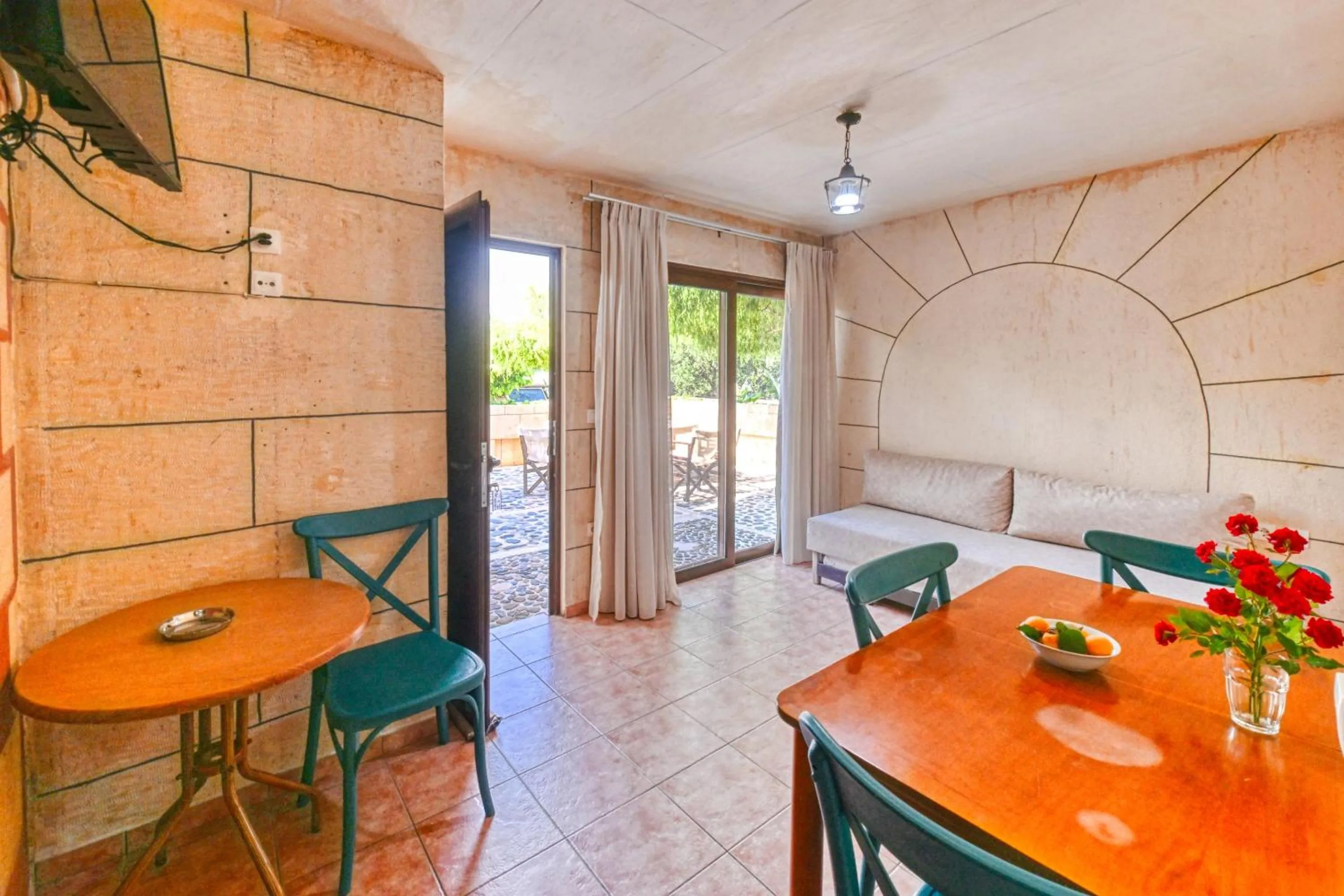 Dining area in Anemomili Village