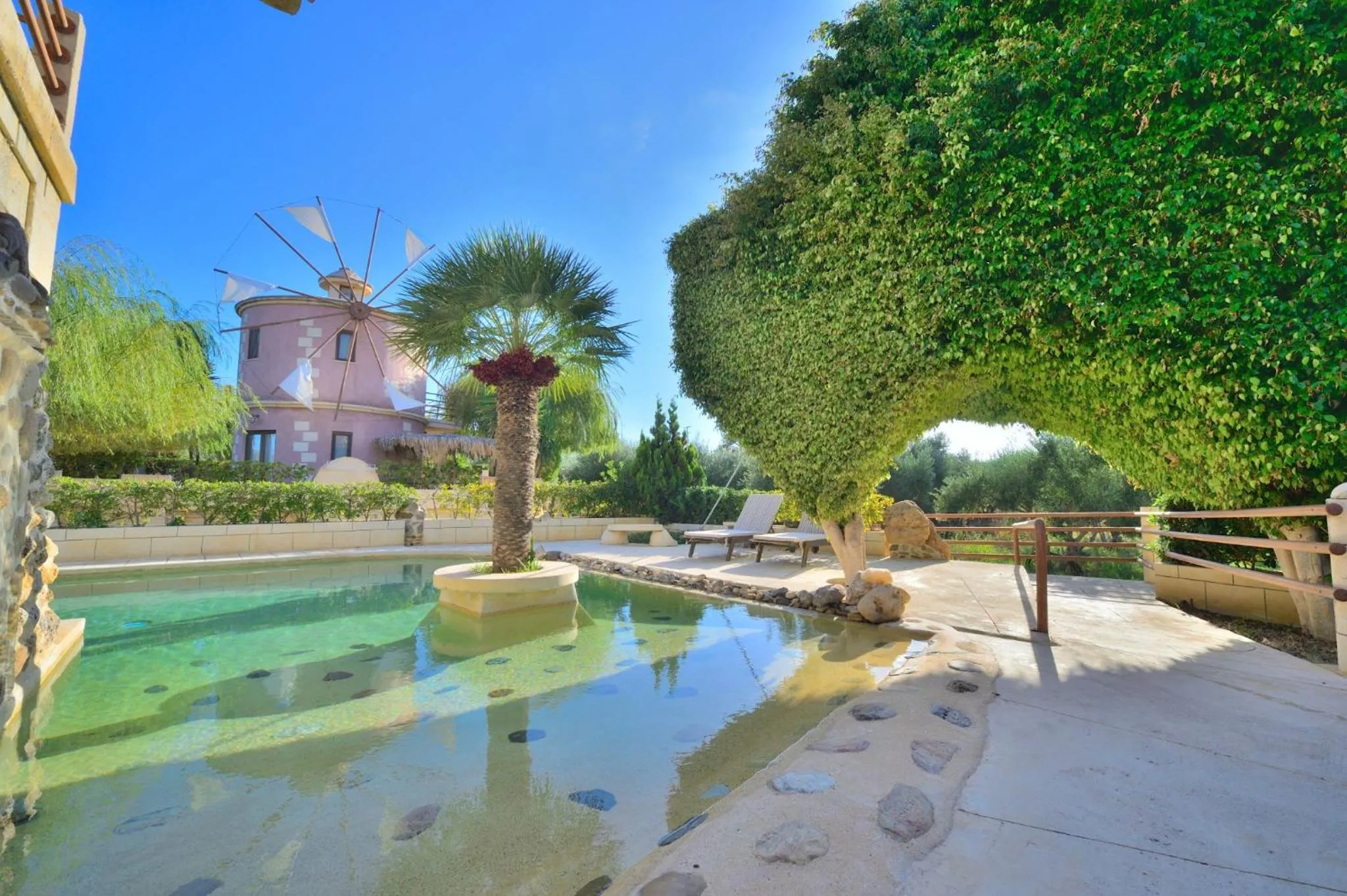 Swimming pool in Anemomili Village