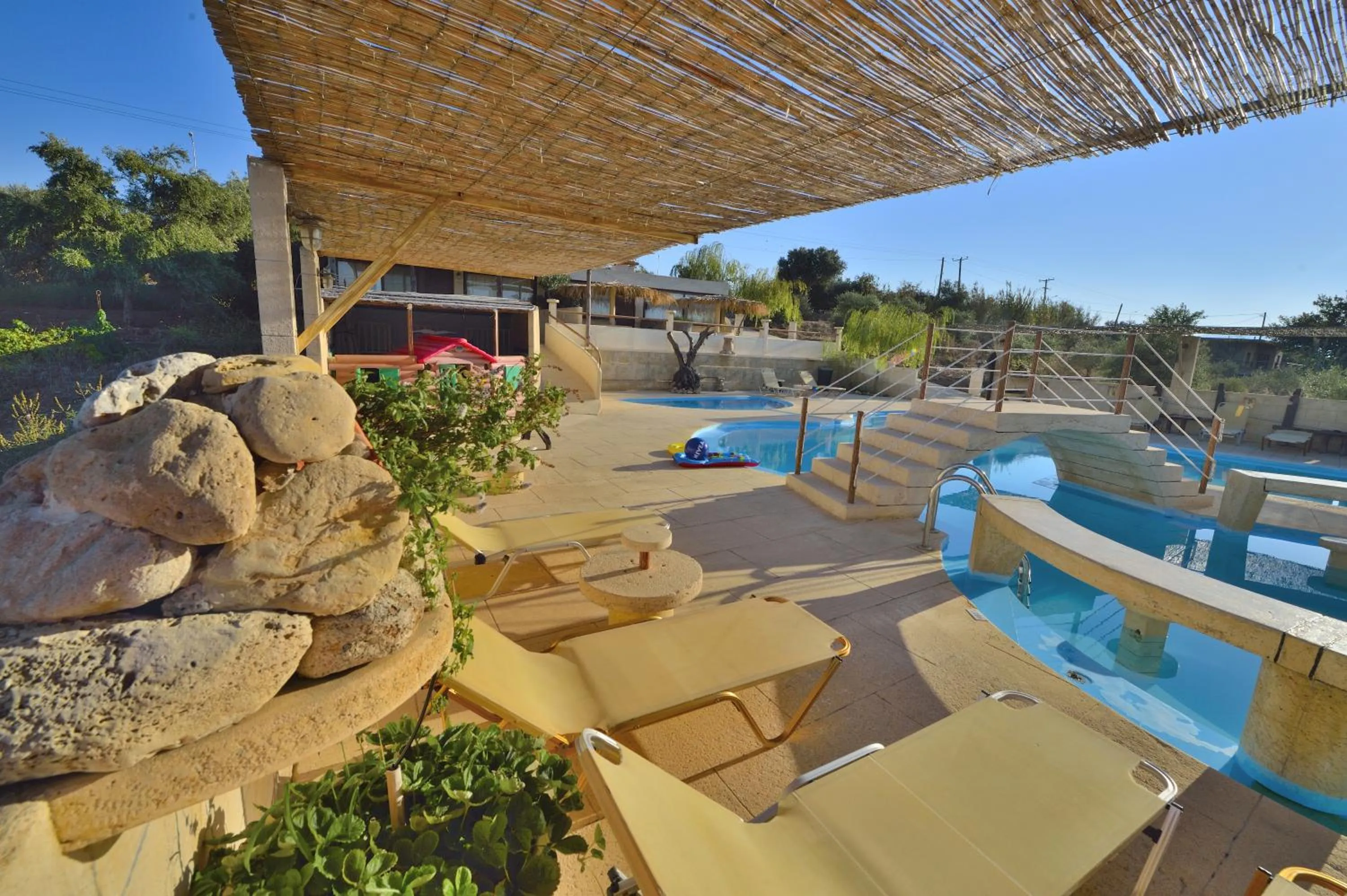Swimming pool in Anemomili Village