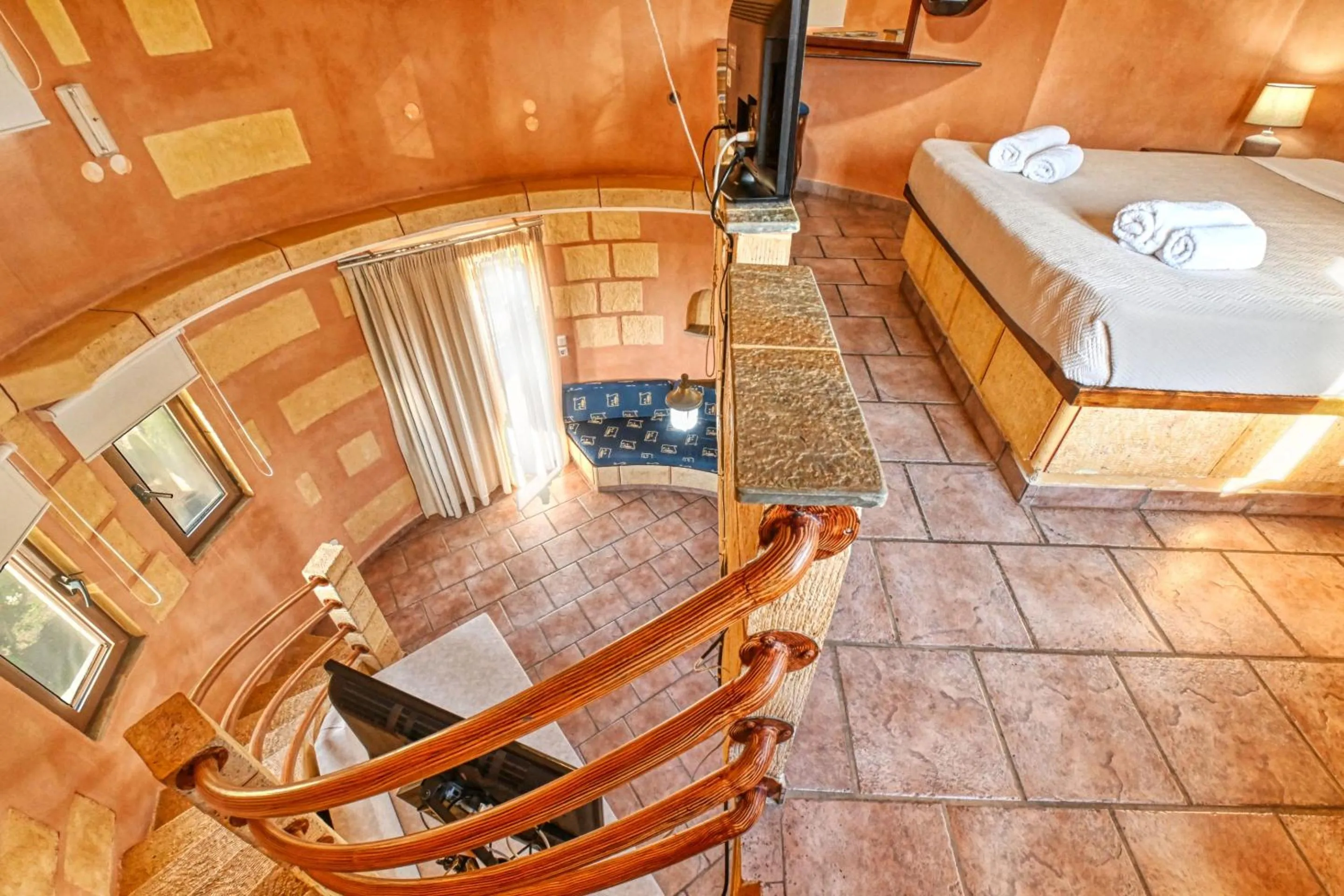 Photo of the whole room, Bed in Anemomili Village