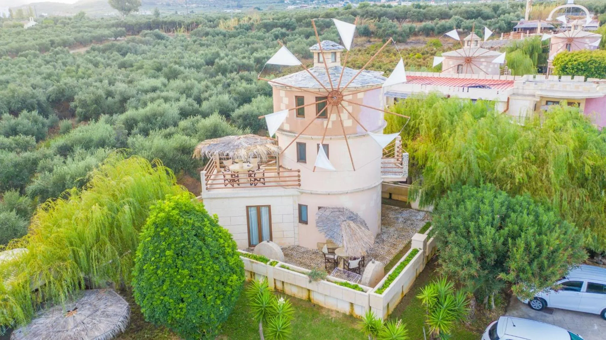 Bird's eye view in Anemomili Village