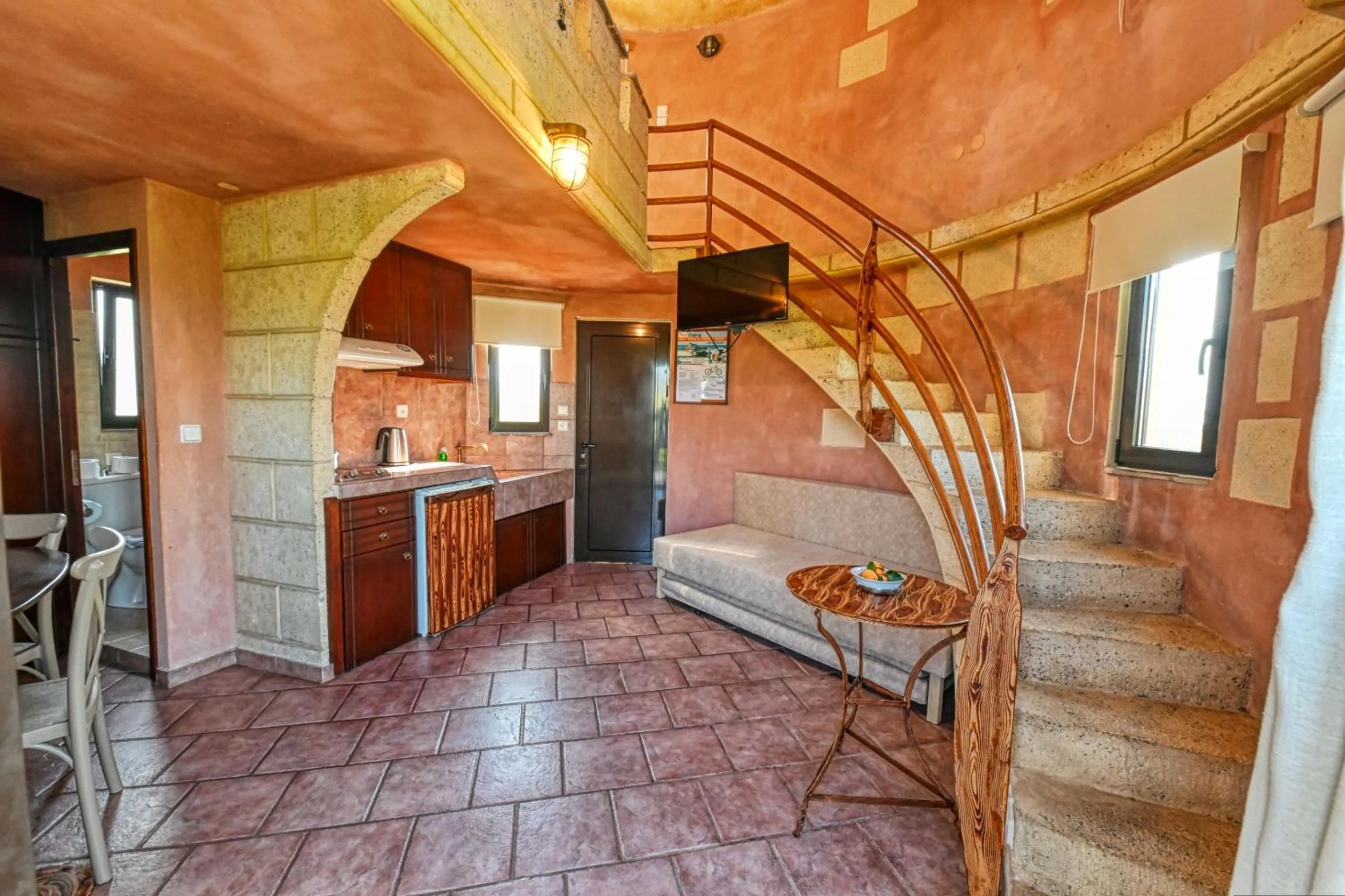 Dining area in Anemomili Village