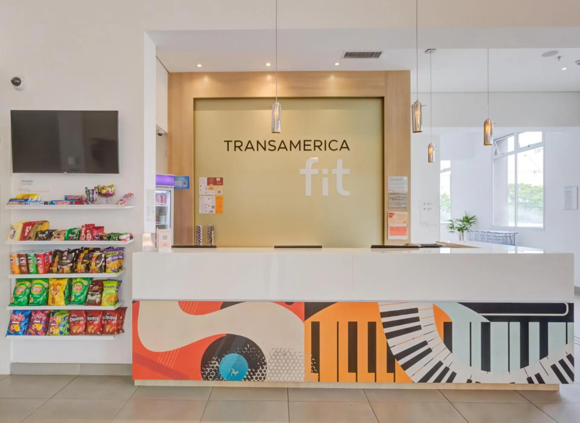 Lobby or reception in Transamerica Fit Jacareí