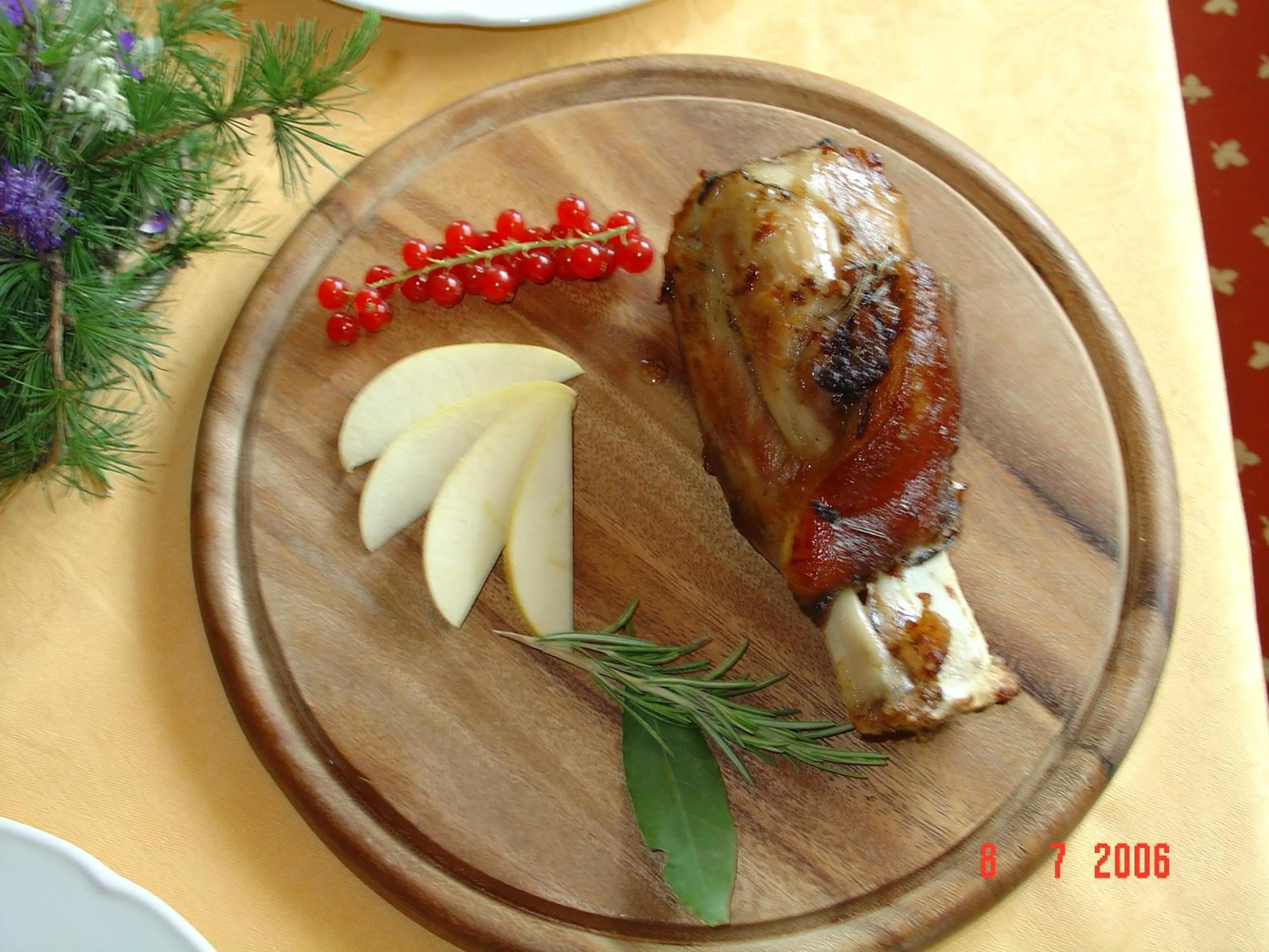 Food close-up in Hotel Cevedale