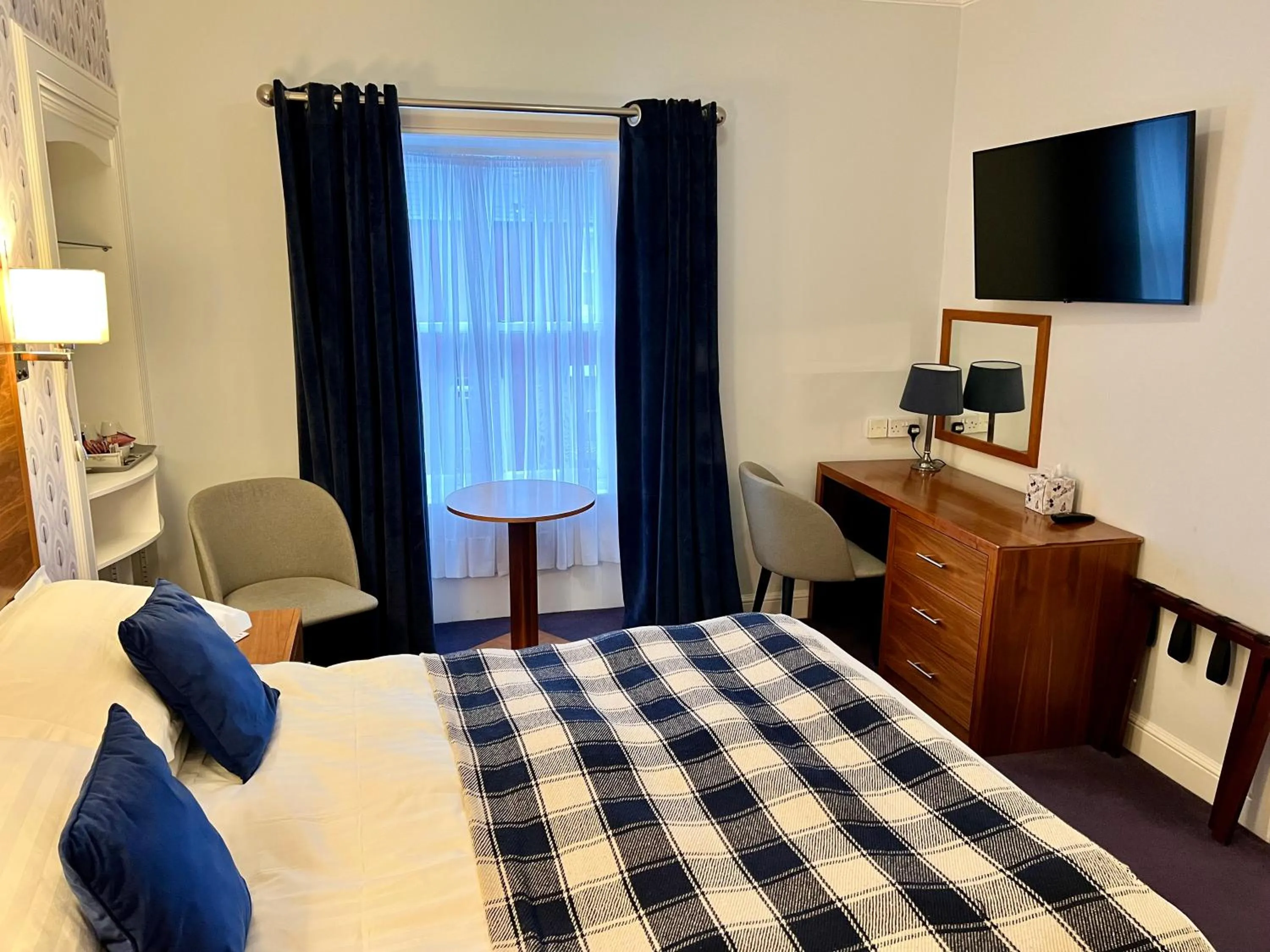 Bed in Selkirk Arms Hotel