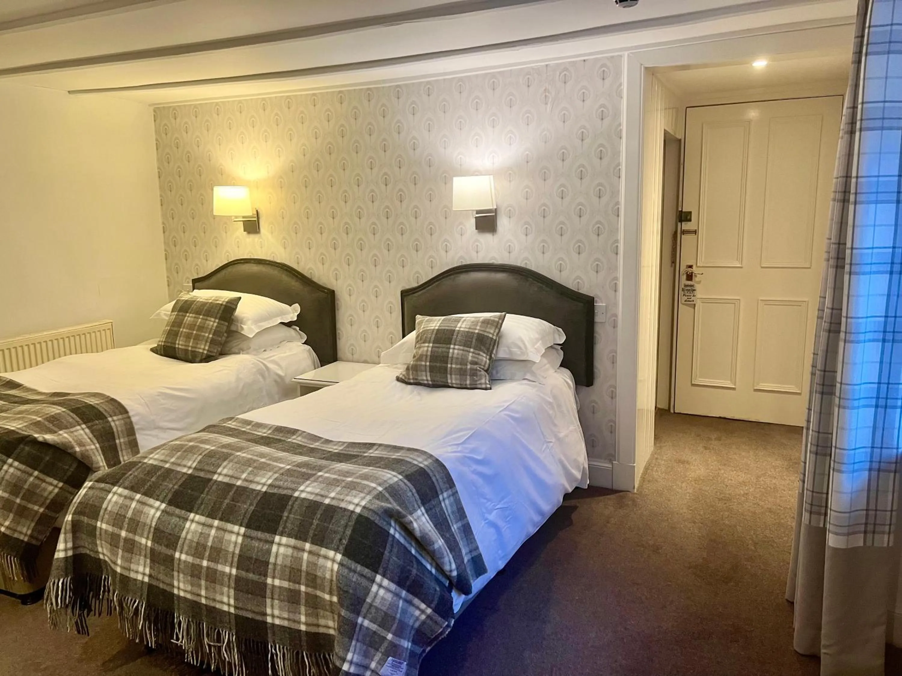 Bed in Selkirk Arms Hotel