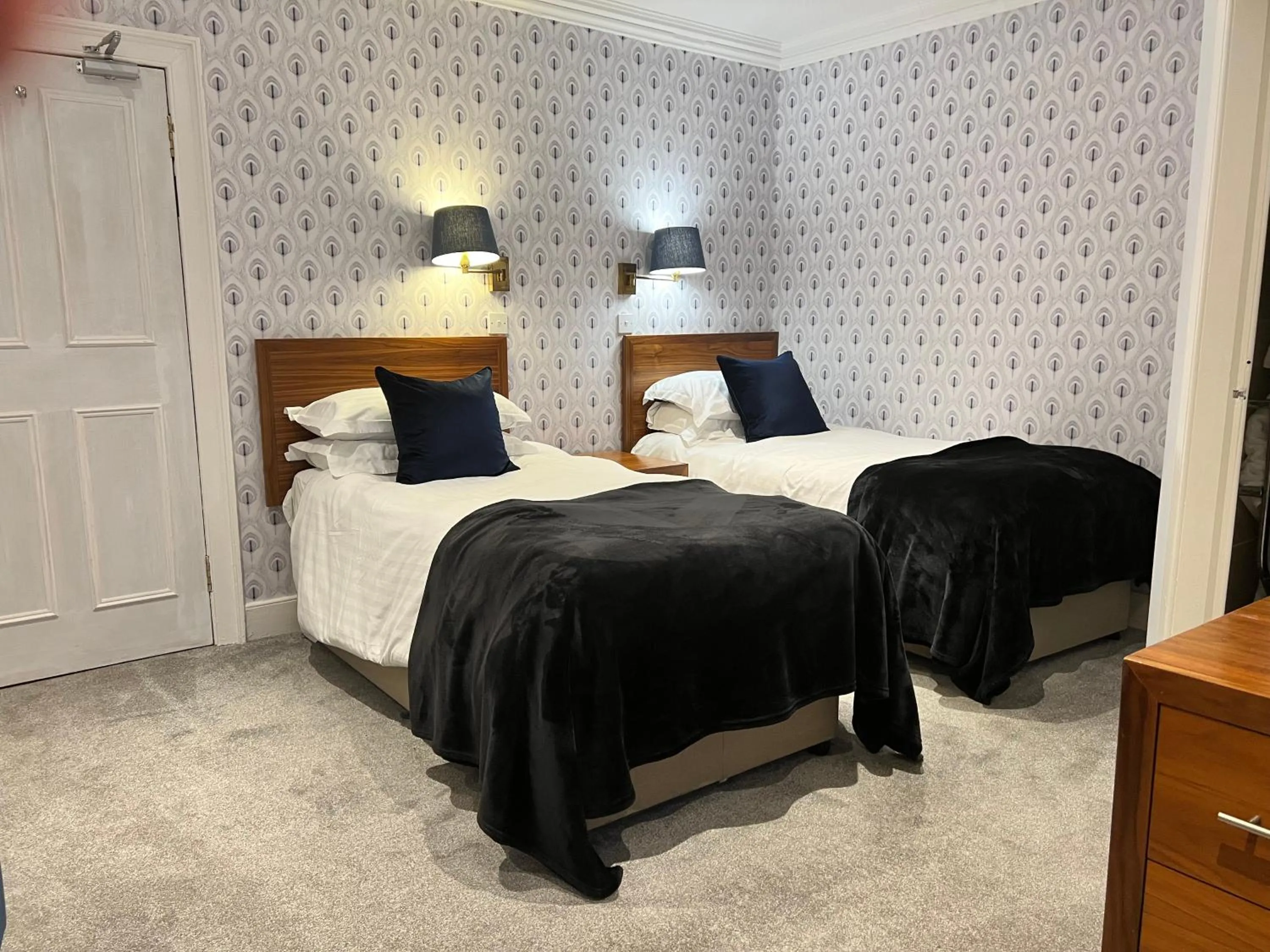 Bed in Selkirk Arms Hotel