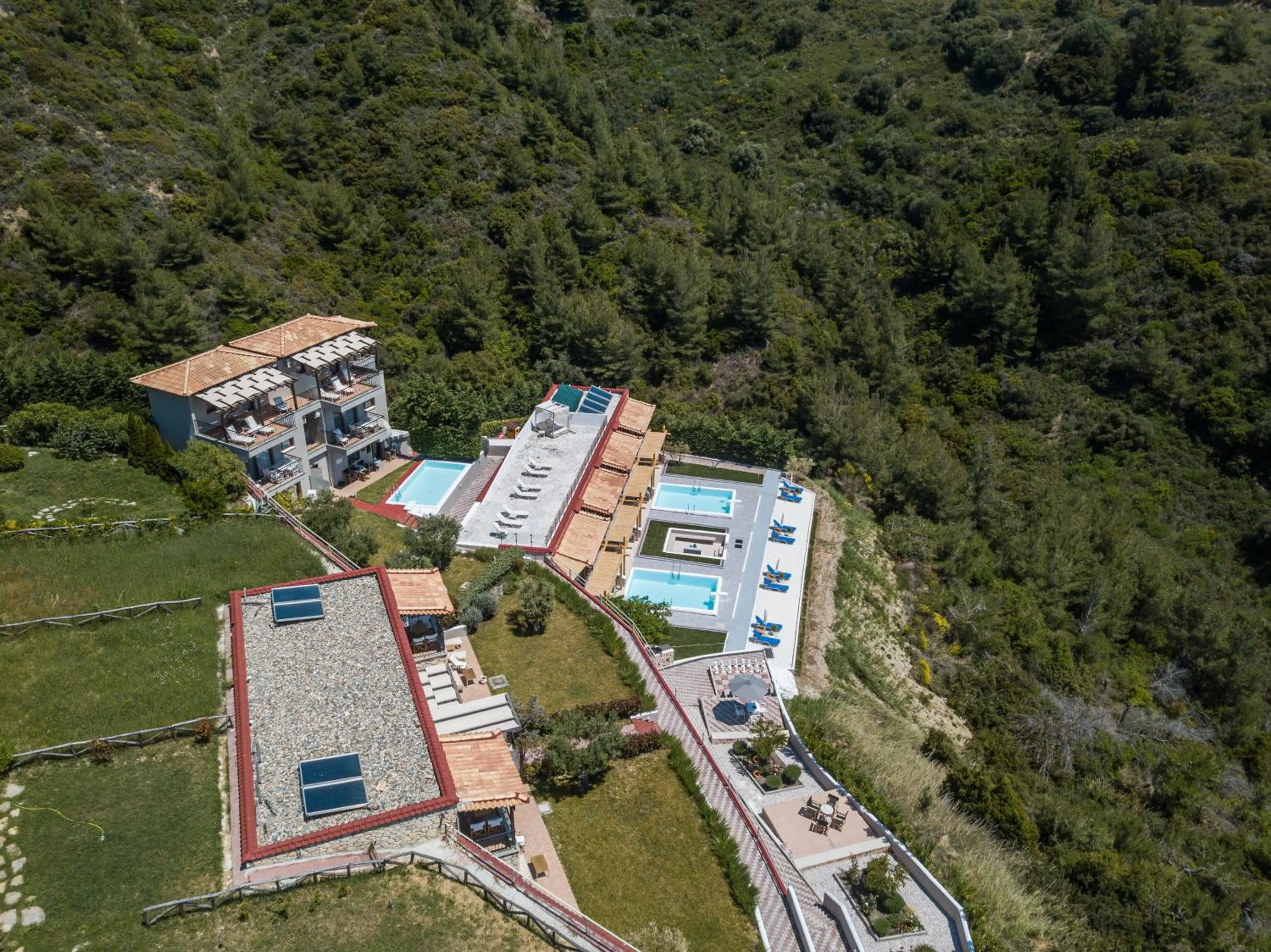 Property building in Koumaros Aparthotel