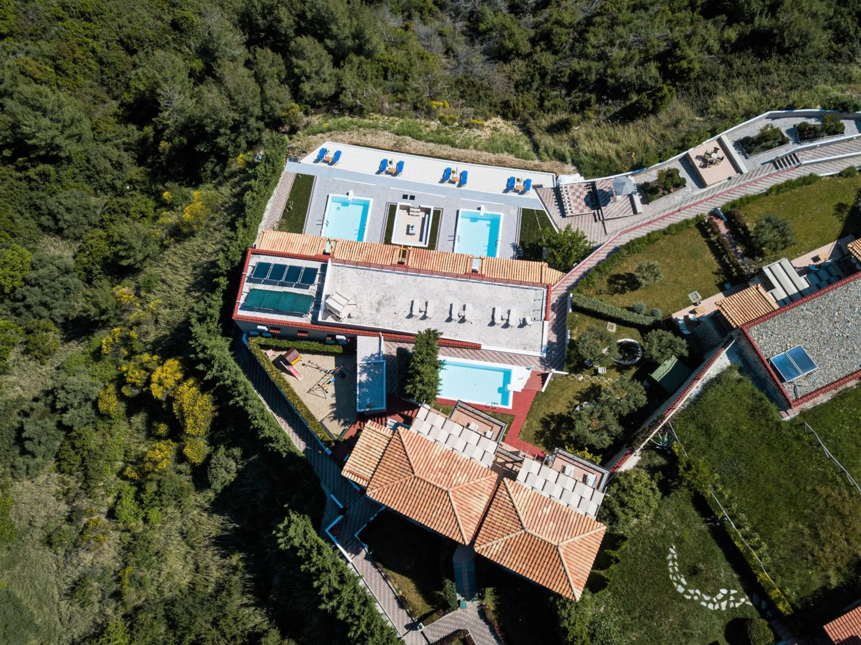 Property building in Koumaros Aparthotel
