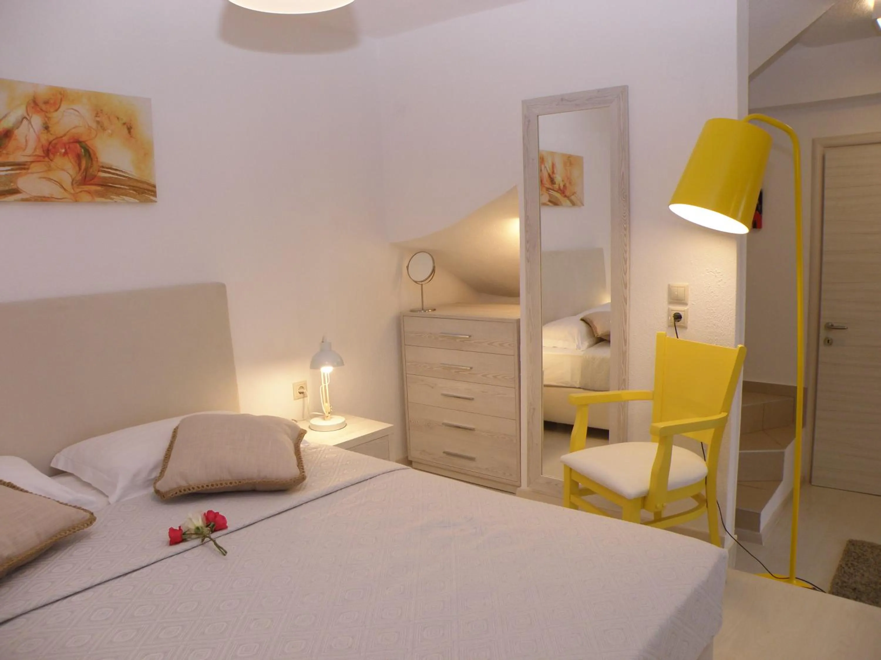 Bedroom, Bed in Koumaros Aparthotel